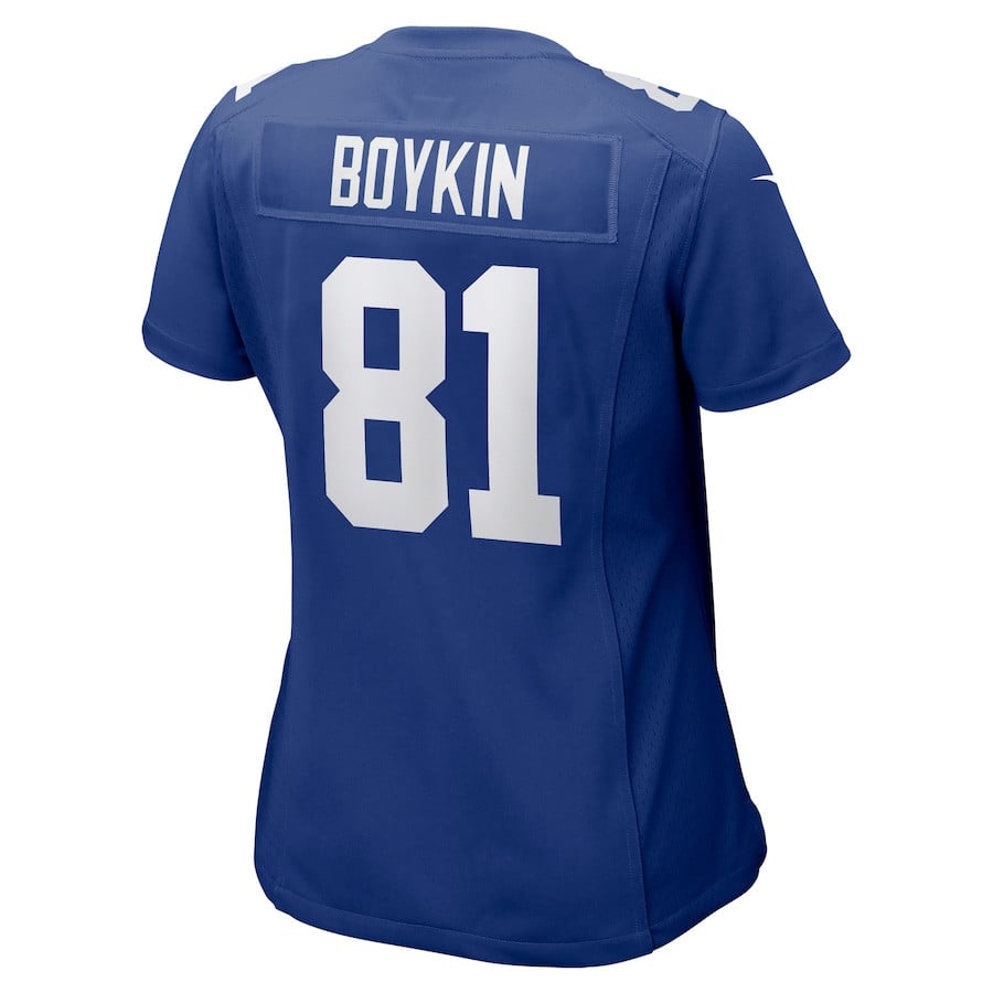 Miles Boykin 81 New York Giants Game Royal NFL Jersey Women's