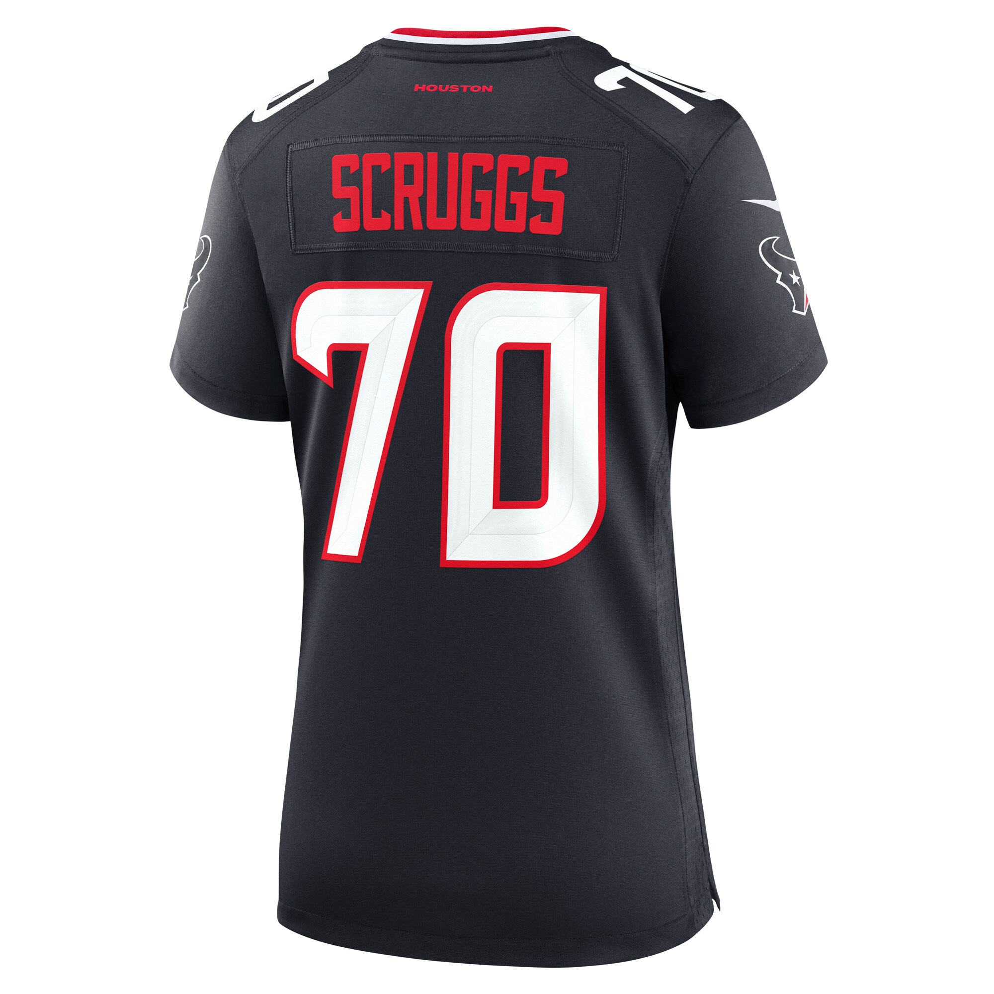 Houston Texans Juice Scruggs Navy Team Game NFL Jersey Women's