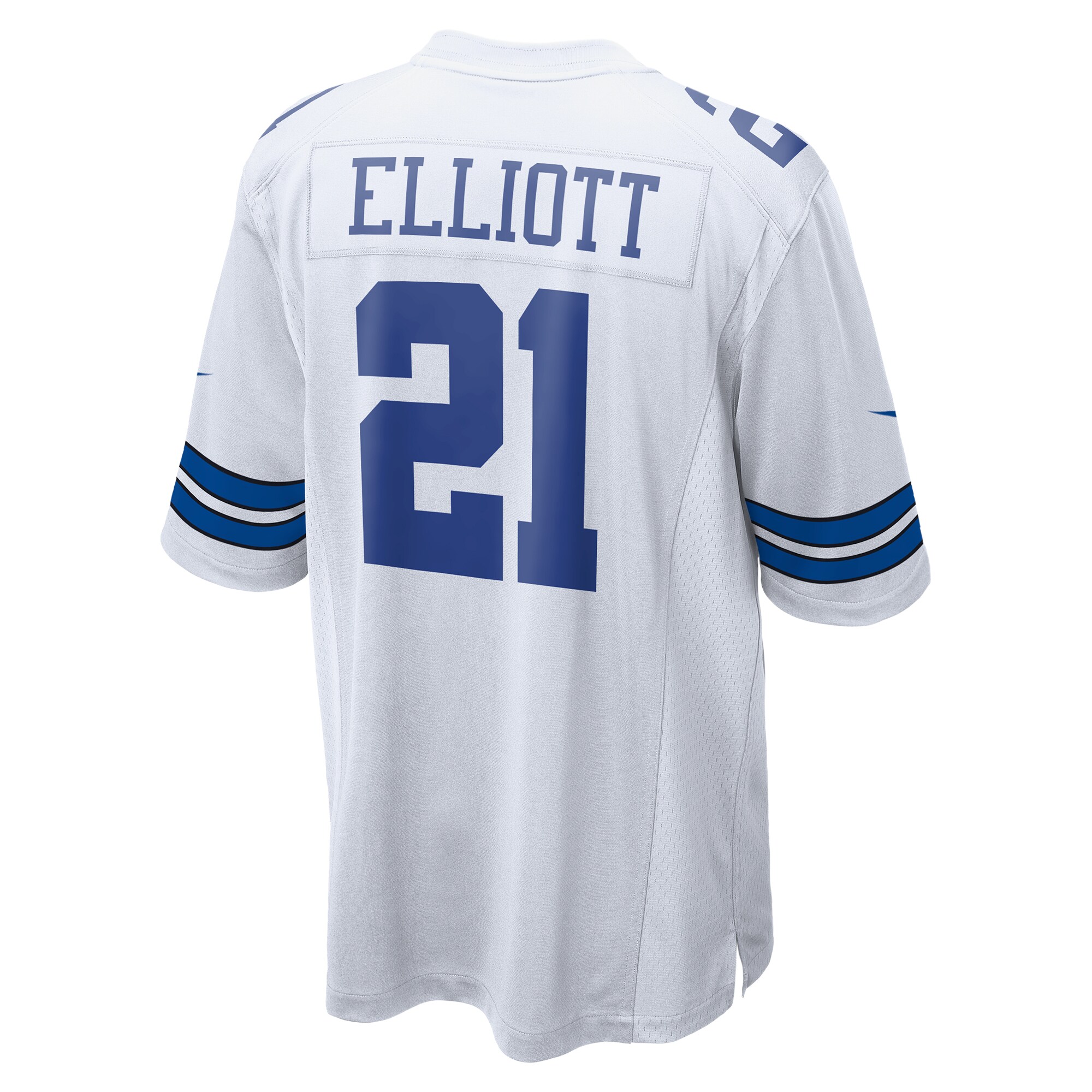 Dallas Cowboys Ezekiel Elliott White Team Game NFL Jersey Men's