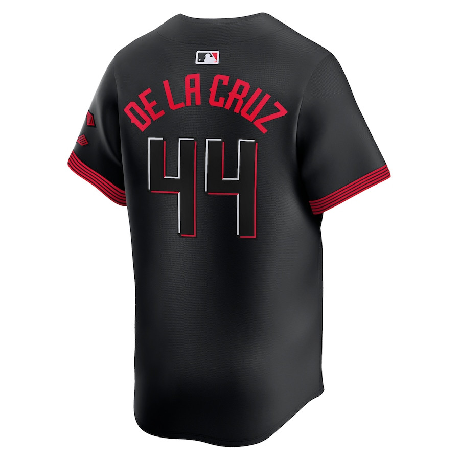 Elly De La Cruz 44 Cincinnati Reds City Connect Limited Player Black MLB Jersey Men's