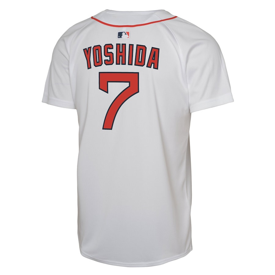 Masataka Yoshida 7 Boston Red Sox Home Player White MLB Jersey Youth