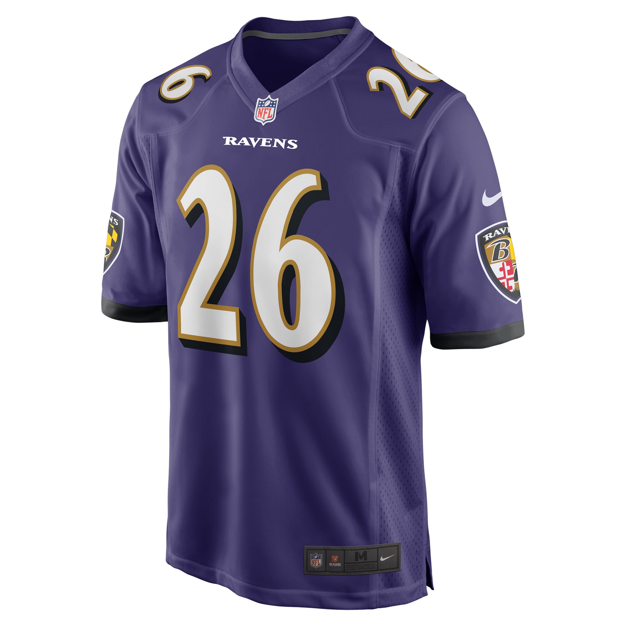 Baltimore Ravens Rasheen Ali Purple Team Game NFL Jersey Men's