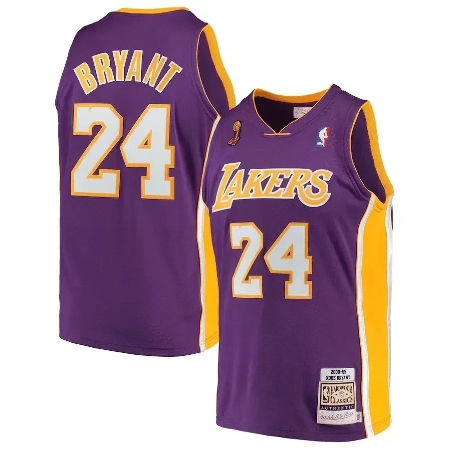 Kobe Bryant Los Angeles Lakers Mitchell Ness 2008-09 Hardwood Classics Purple NBA Jersey Men's