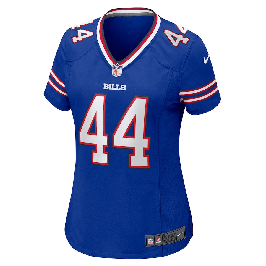 Joe Andreessen 44 Buffalo Bills Game Royal NFL Jersey Women's