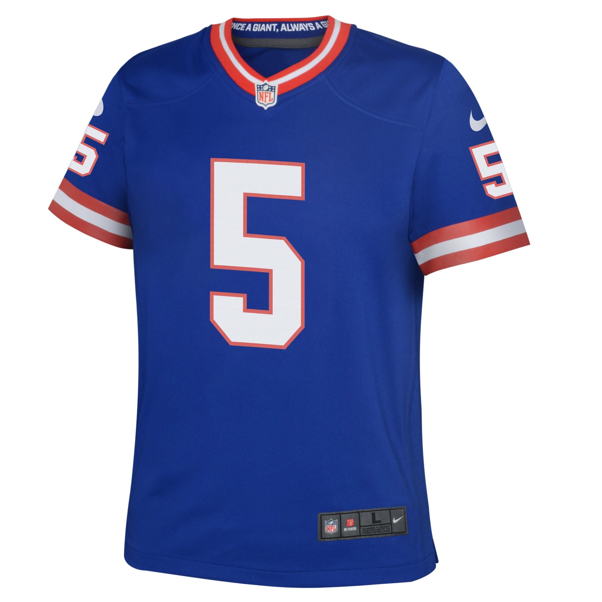 New York Giants Kayvon Thibodeaux Royal Game NFL Jersey Youth
