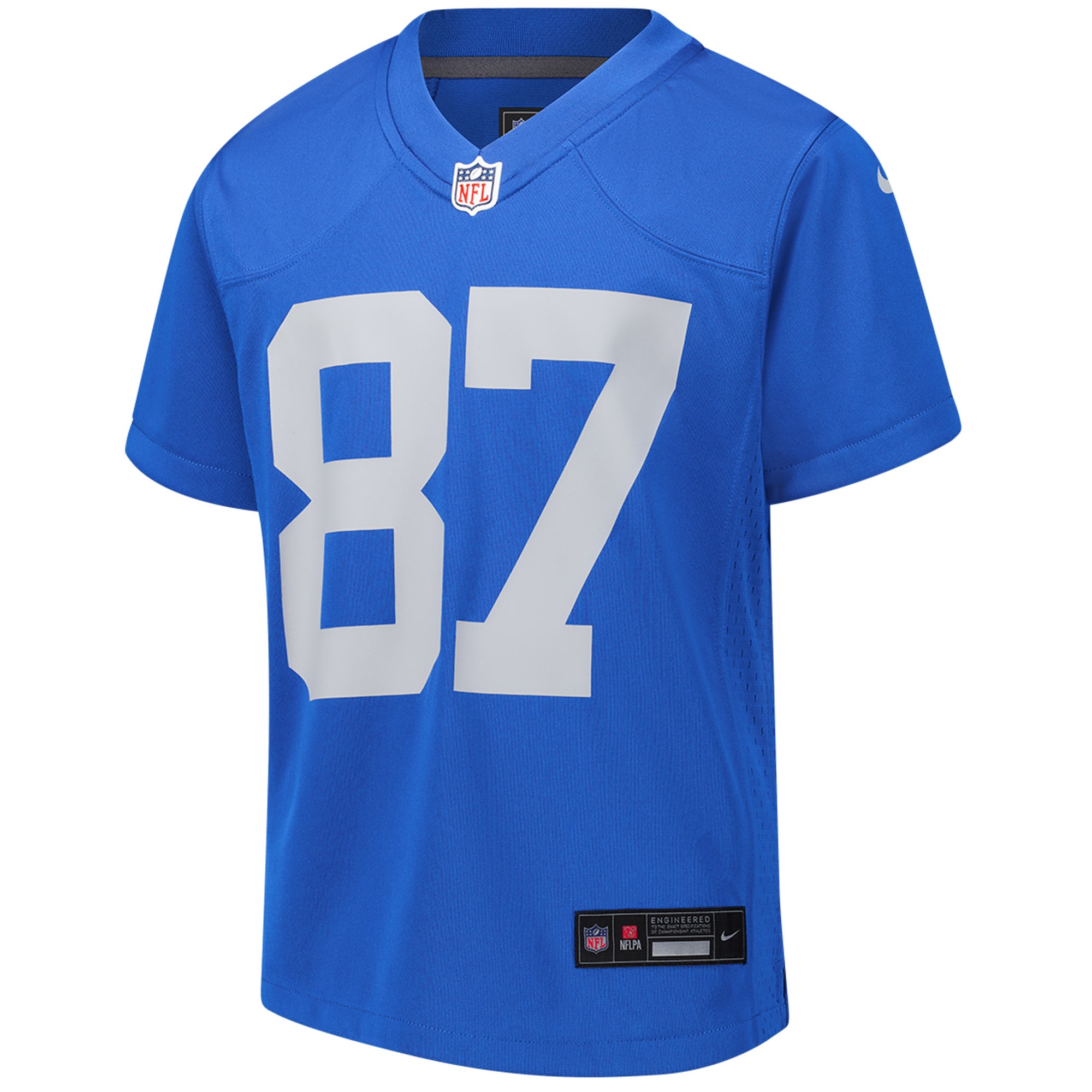 Detroit Lions Sam LaPorta Blue Alternate Game NFL Jersey Youth