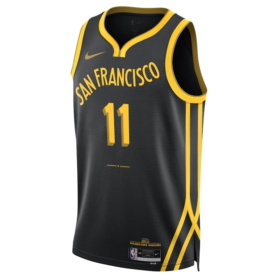 Klay Thompson 11 Golden State Warriors 2023/24 Swingman City Editio Unisex Black NBA Jersey Unisex
