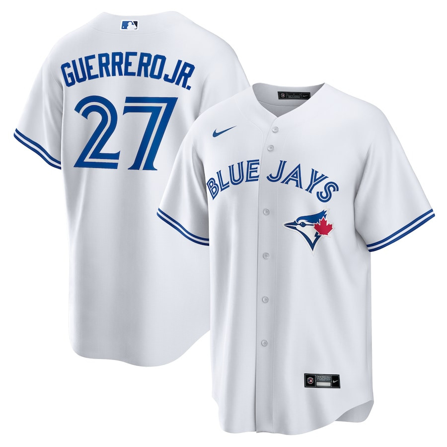 Vladimir Guerrero Jr. 27 Toronto Blue Jays Home White MLB Jersey Men's