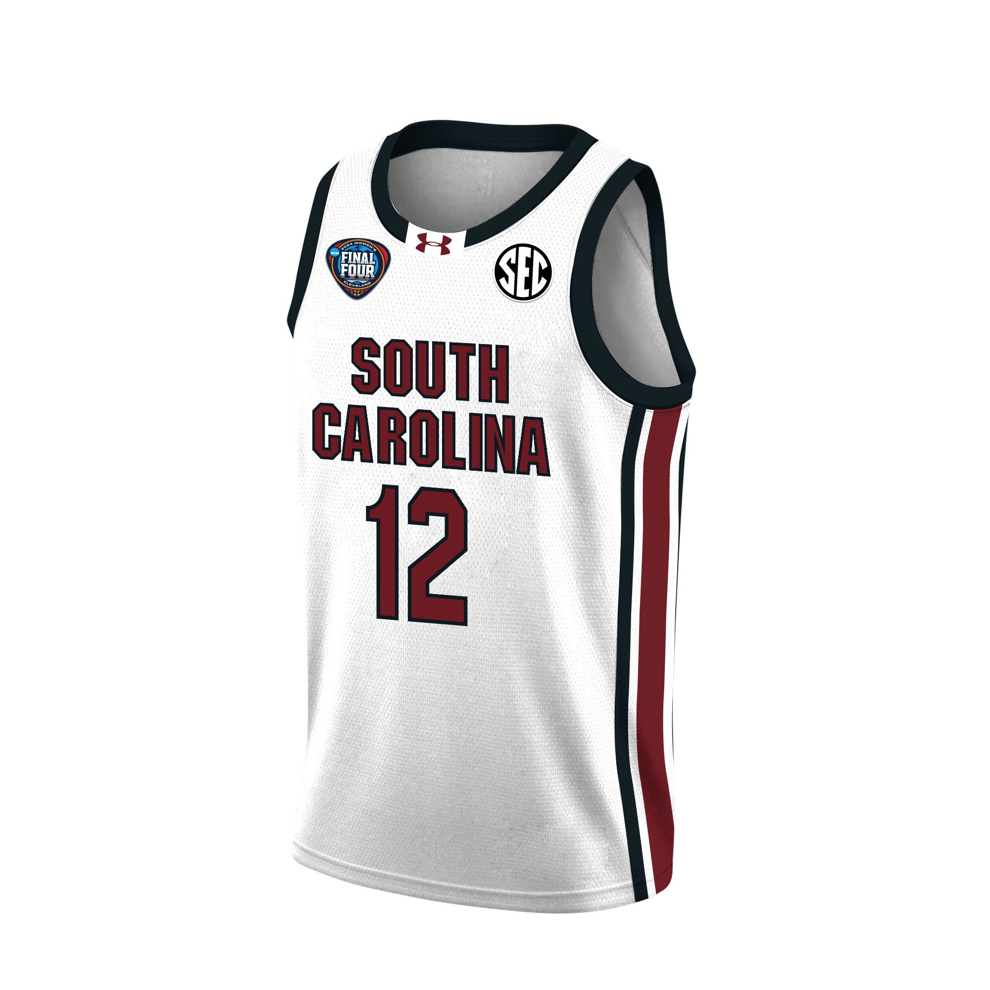 MiLaysia Fulwiley 12 South Carolina 2024 Final Four Patch Unisex NCAA Jersey Unisex