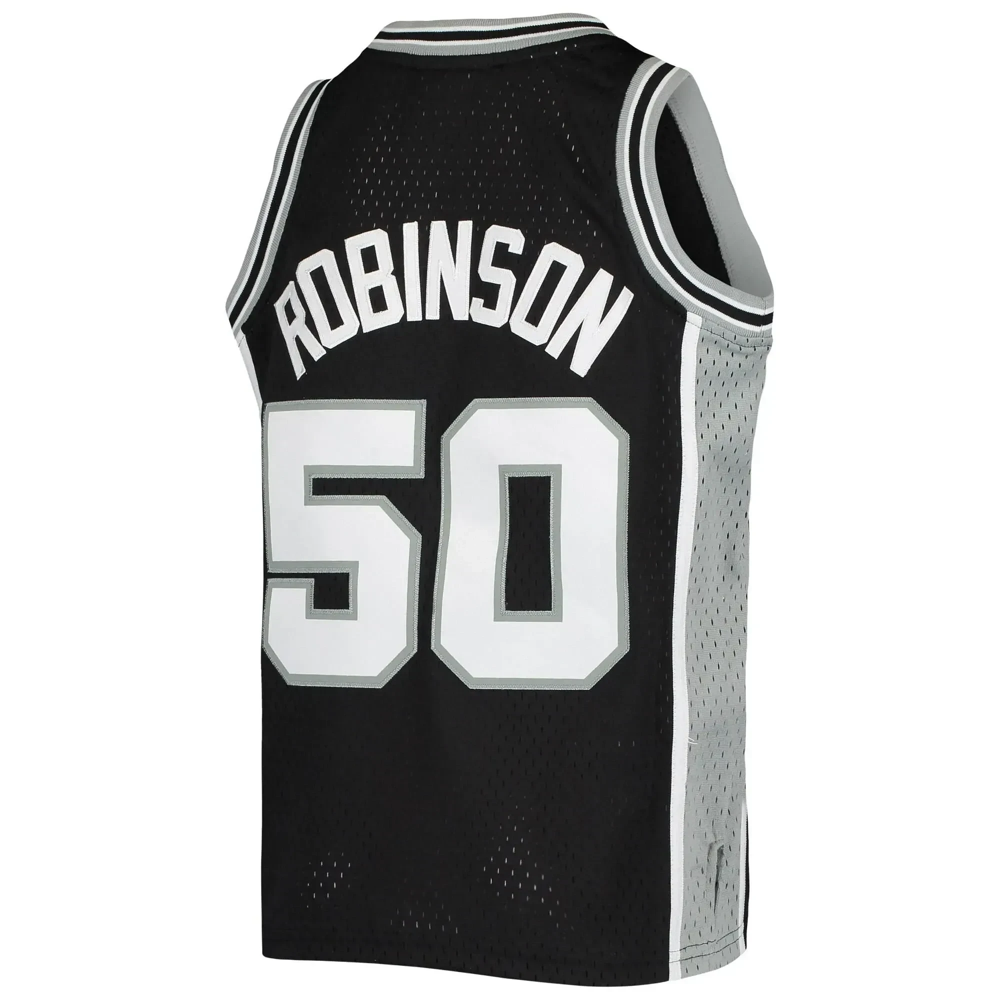 David Robinson San Antonio Spurs Mitchell&Nes 1998-99 Hardwood Classics Swingman Throwback Black NBA Jersey Youth
