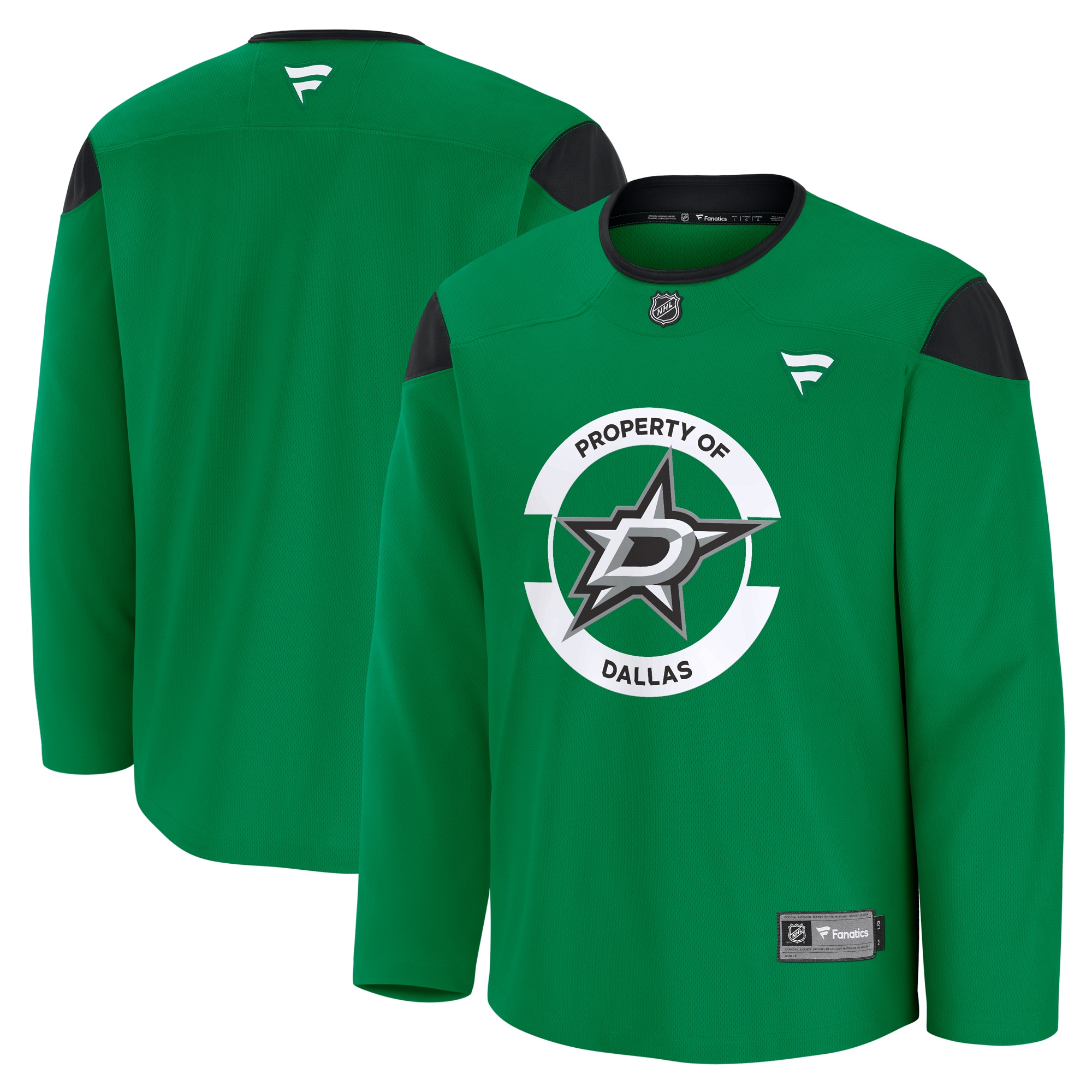 Dallas Stars Kelly Green Team Practice NHL Jersey Men's