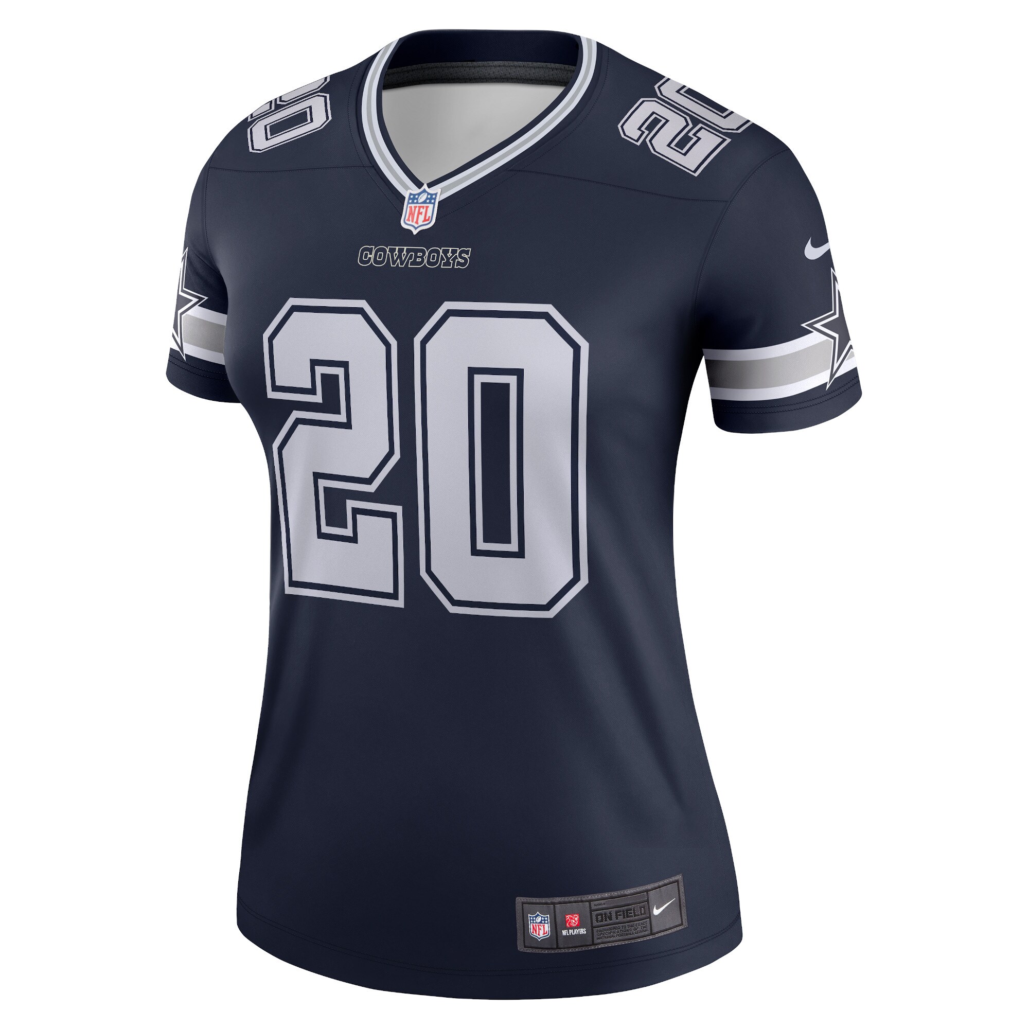 Dallas Cowboys Tony Pollard Navy Legend Player Performance Top NFL Jersey Women's