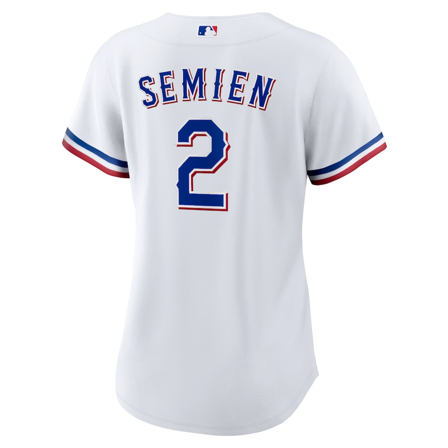 Marcus Semien 2 Texas Rangers Home White MLB Jersey Women's