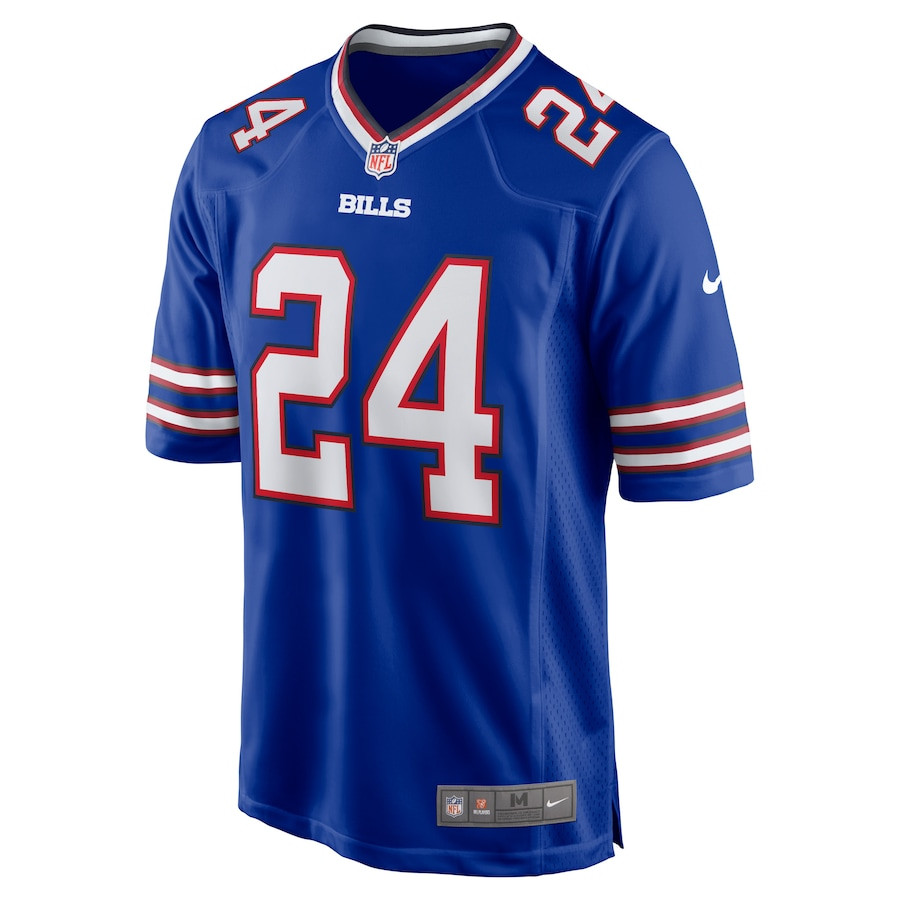 Kaiir Elam 24 Buffalo Bills Game Royal NFL Jersey Men's