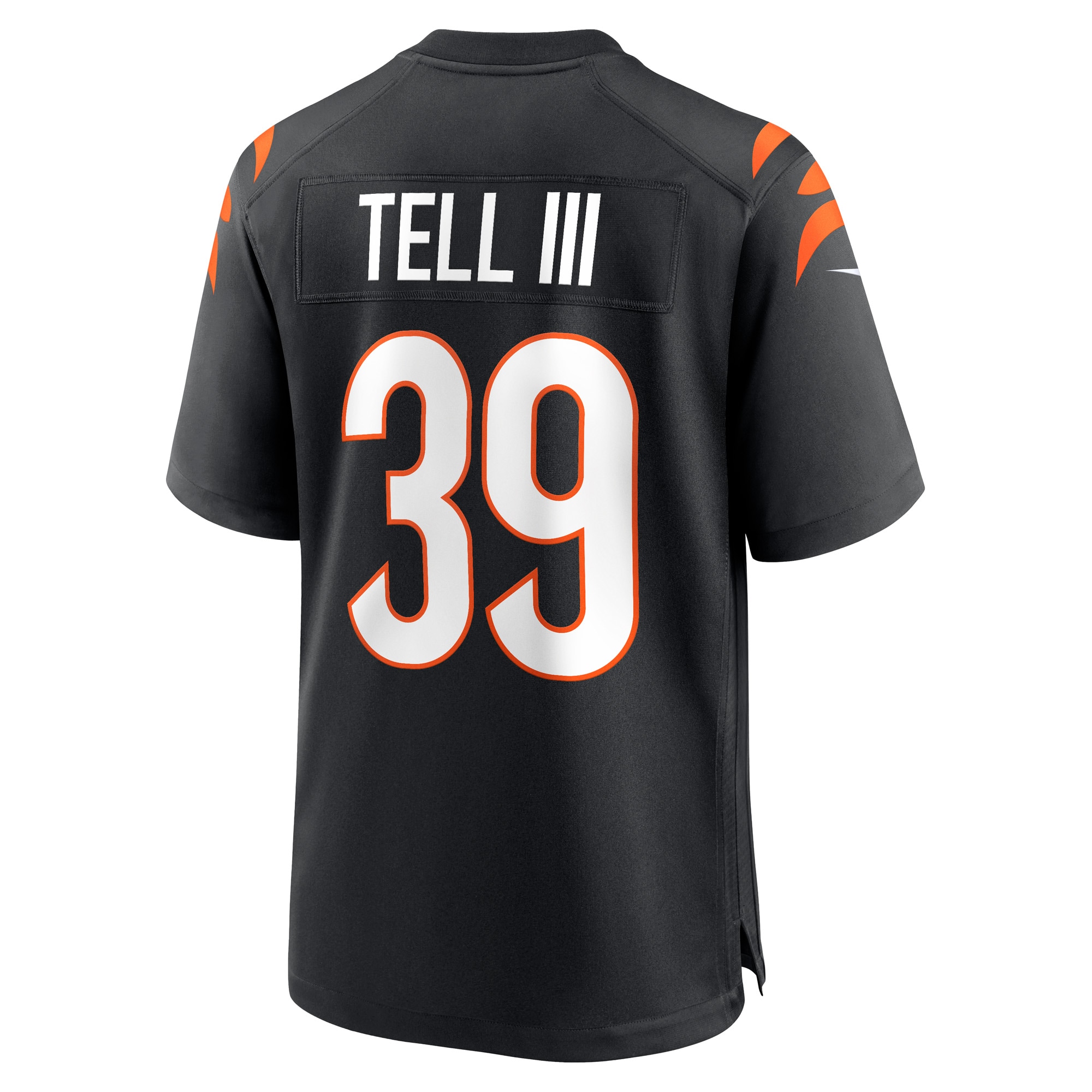 Cincinnati Bengals Marvell Tell III Black Game Player NFL Jersey Men's