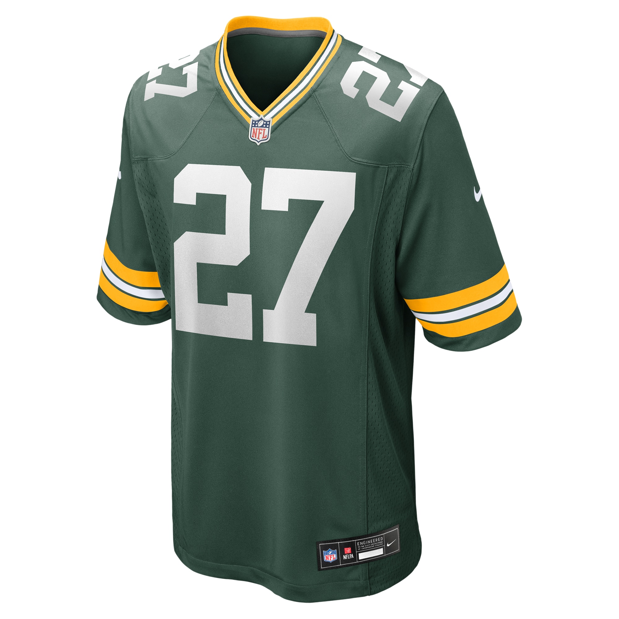 Green Bay Packers Kitan Oladapo Green Game NFL Jersey Men's