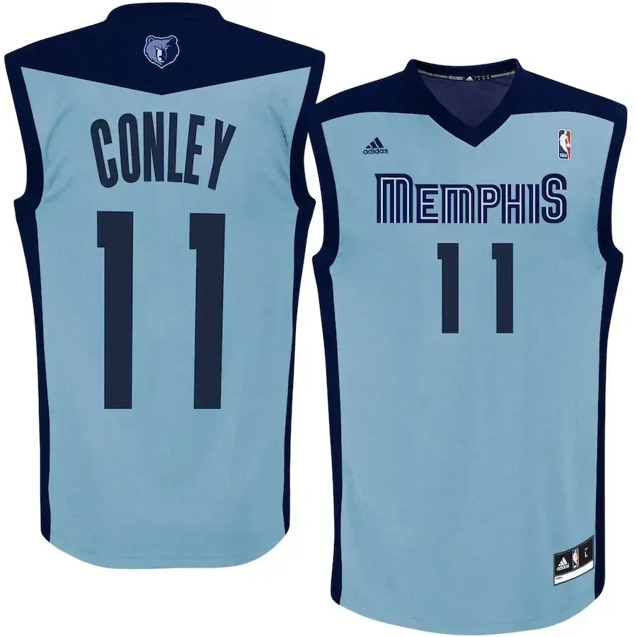 Mike Conley Memphis Grizzlies Blue NBA Jersey Men's