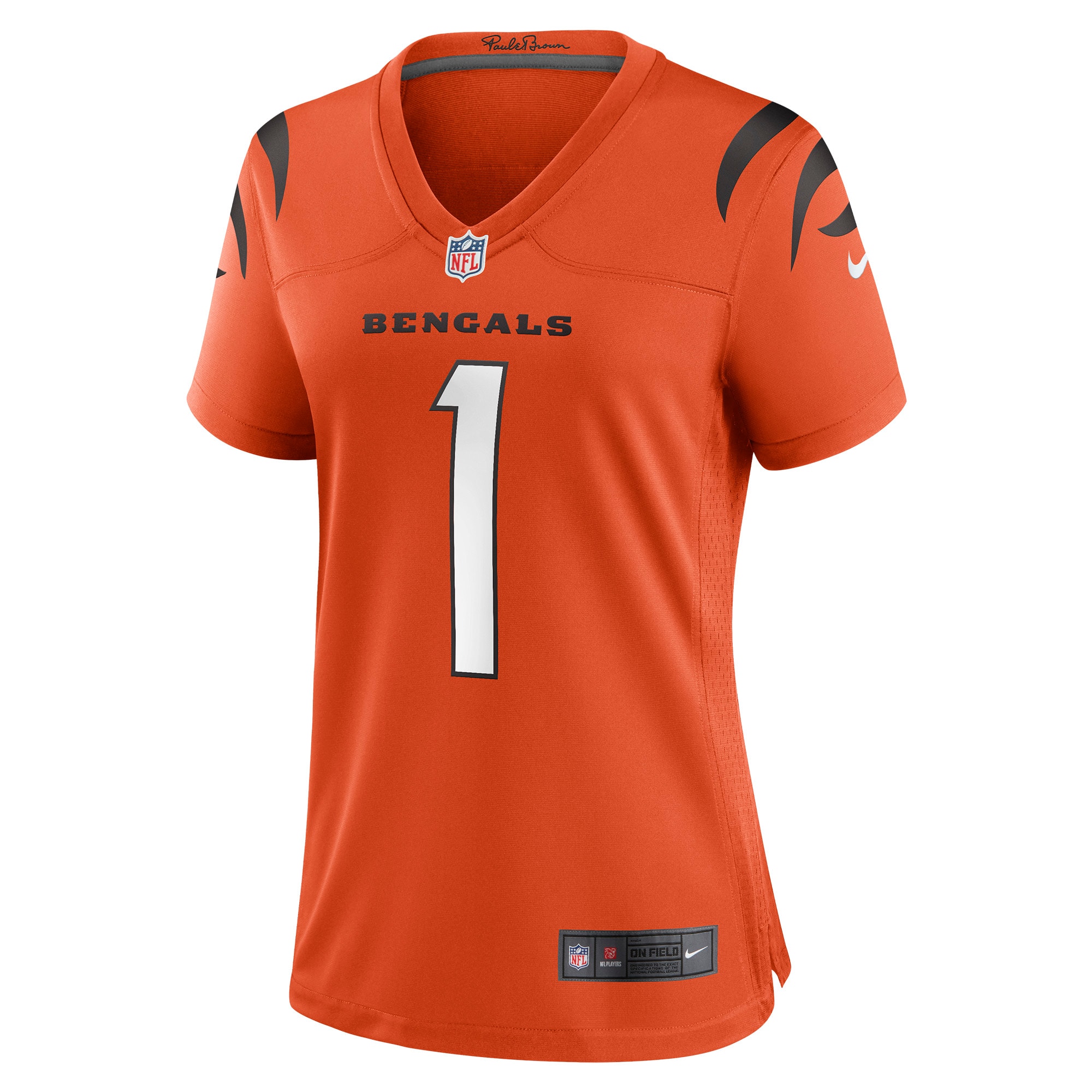 Cincinnati Bengals Ja'Marr Chase Orange Game NFL Jersey Women's