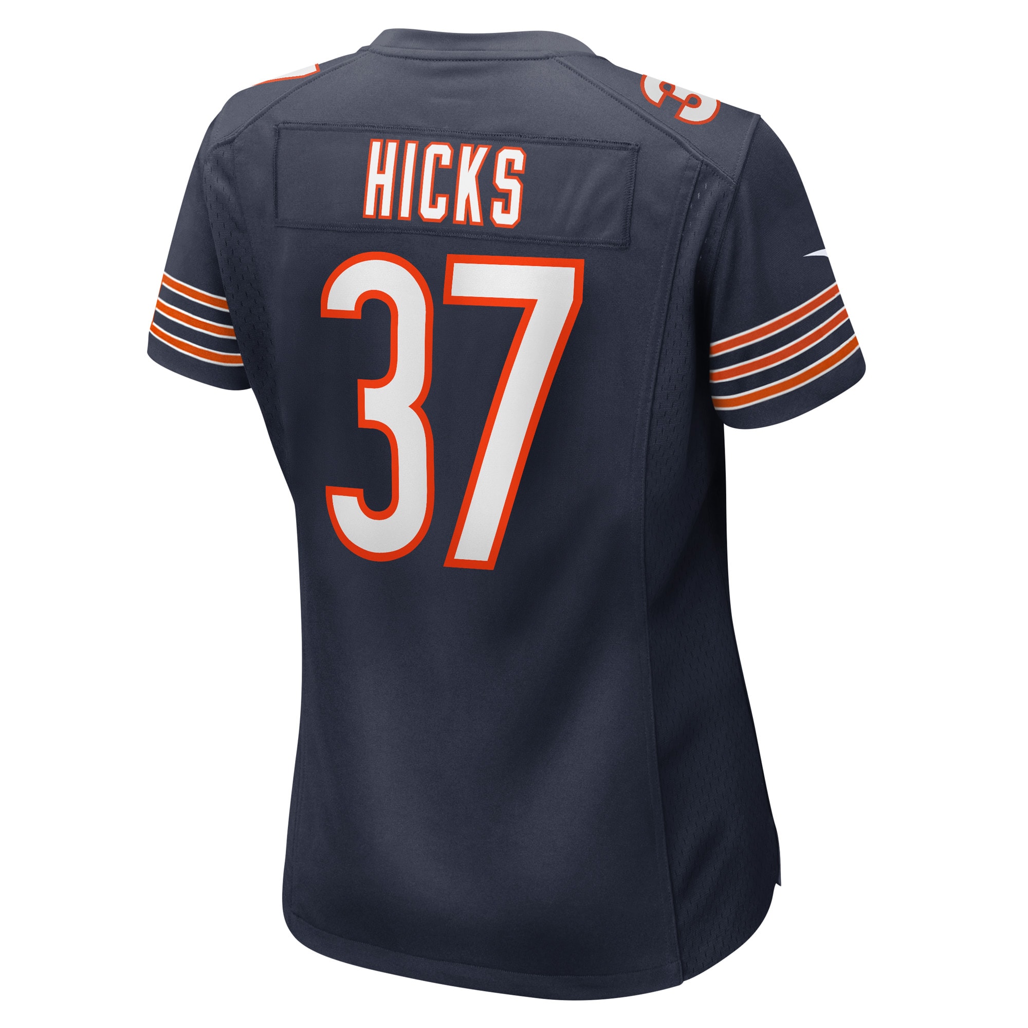 Chicago Bears Elijah Hicks Navy Game Player NFL Jersey Women's