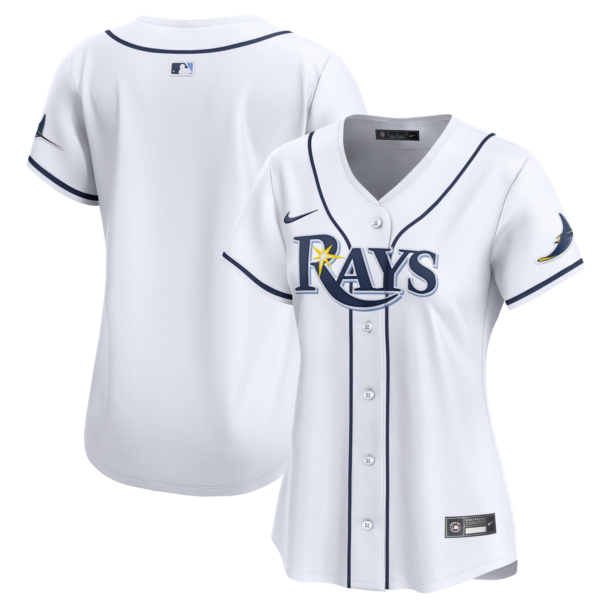 Tampa Bay Rays White Home Limited MLB Jersey Women's