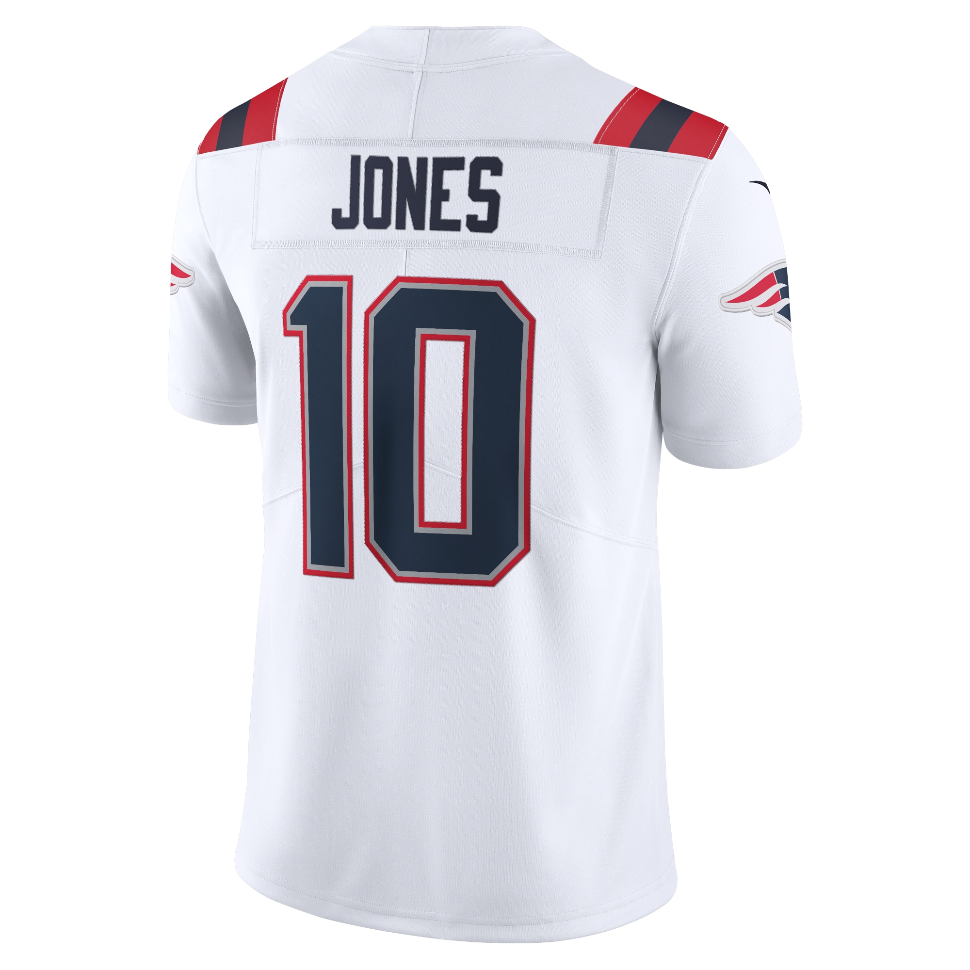 New England Patriots Mac Jones White Vapor Limited NFL Jersey Men's