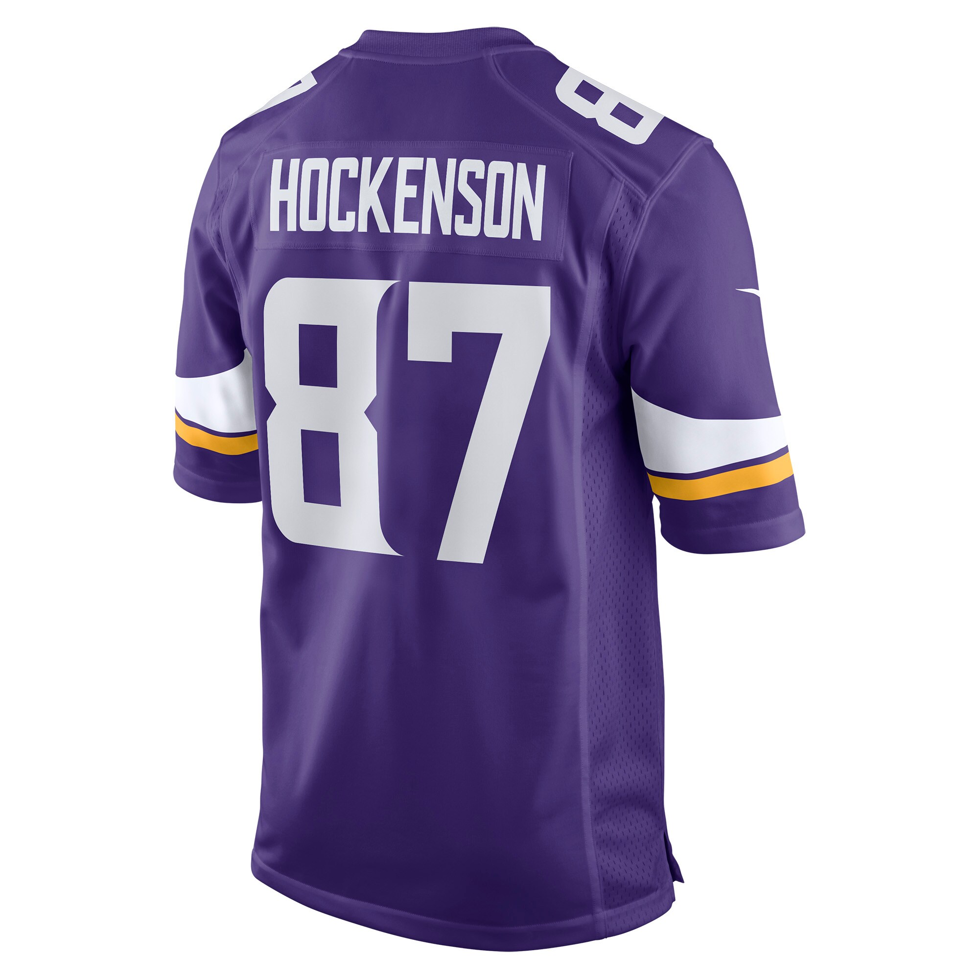 Minnesota Vikings T.J. Hockenson Purple Game Player NFL Jersey Men's