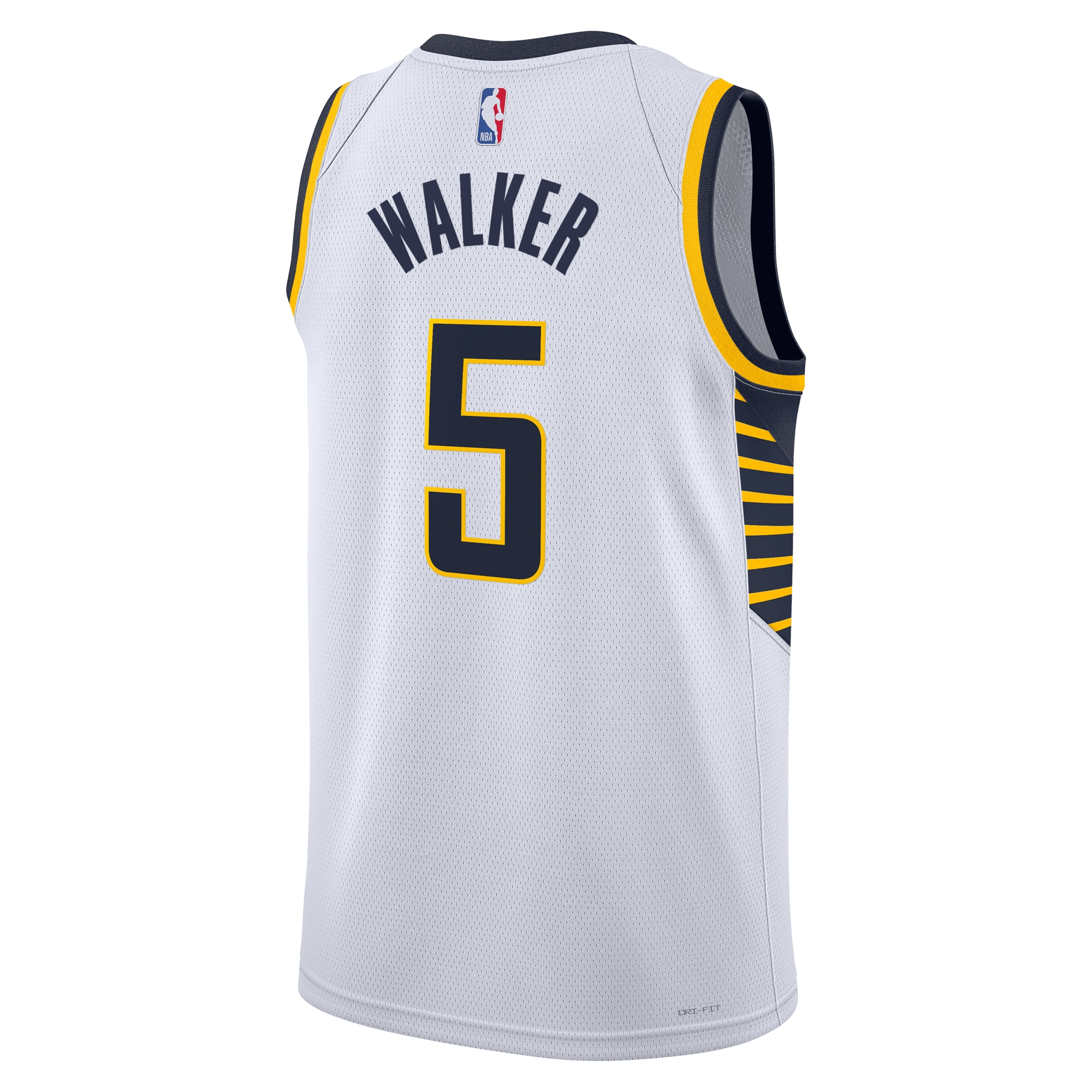Indiana Pacers Association Edition Swingman White Jarace Walke Unisex NBA Jersey Unisex