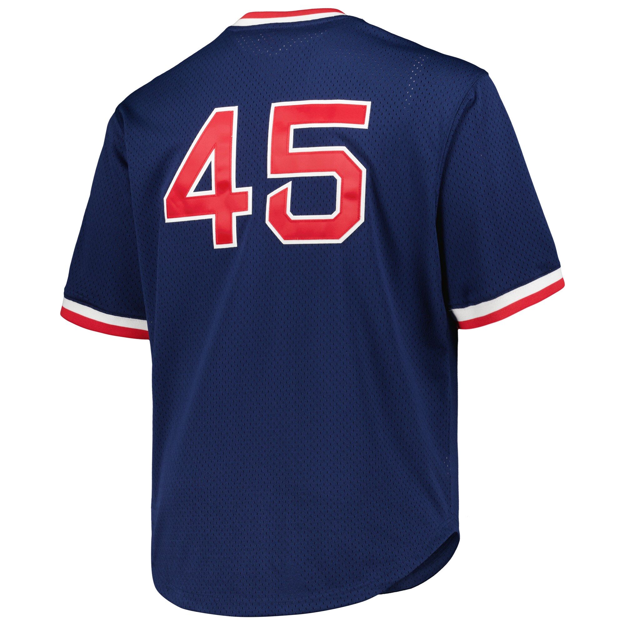 Boston Red Sox Pedro Martinez Mitchell Ness Navy 1999 Cooperstown Collection Mesh Pullover MLB Jersey Men's