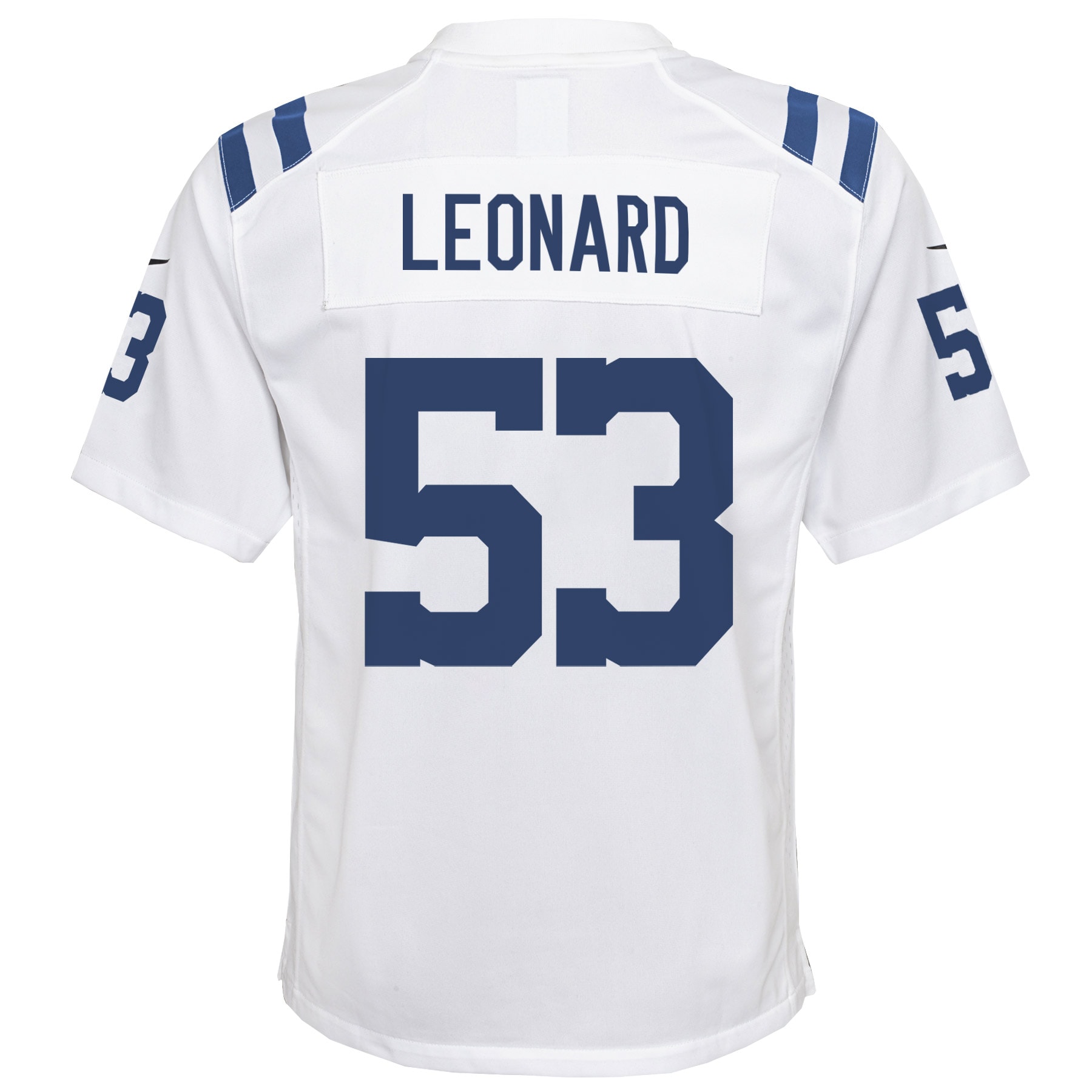 Indianapolis Colts Shaquille Leonard White Game NFL Jersey Youth