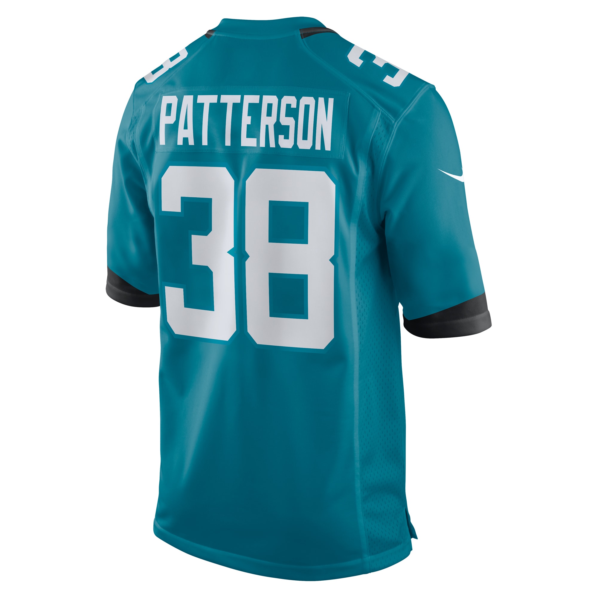 Jacksonville Jaguars Riley Patterson Teal Team Game NFL Jersey Men's