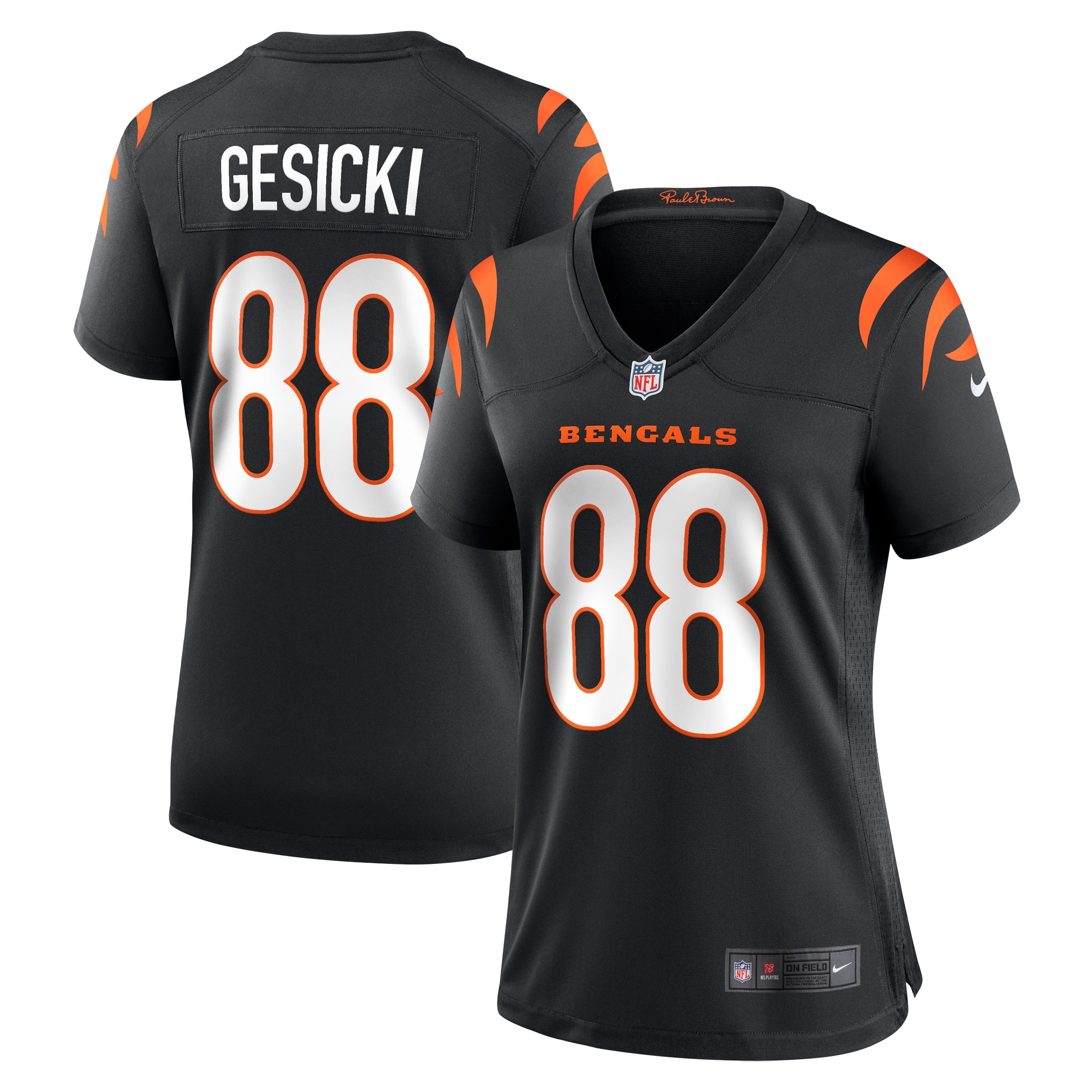 Cincinnati Bengals Mike Gesicki Black Game NFL Jersey Women's