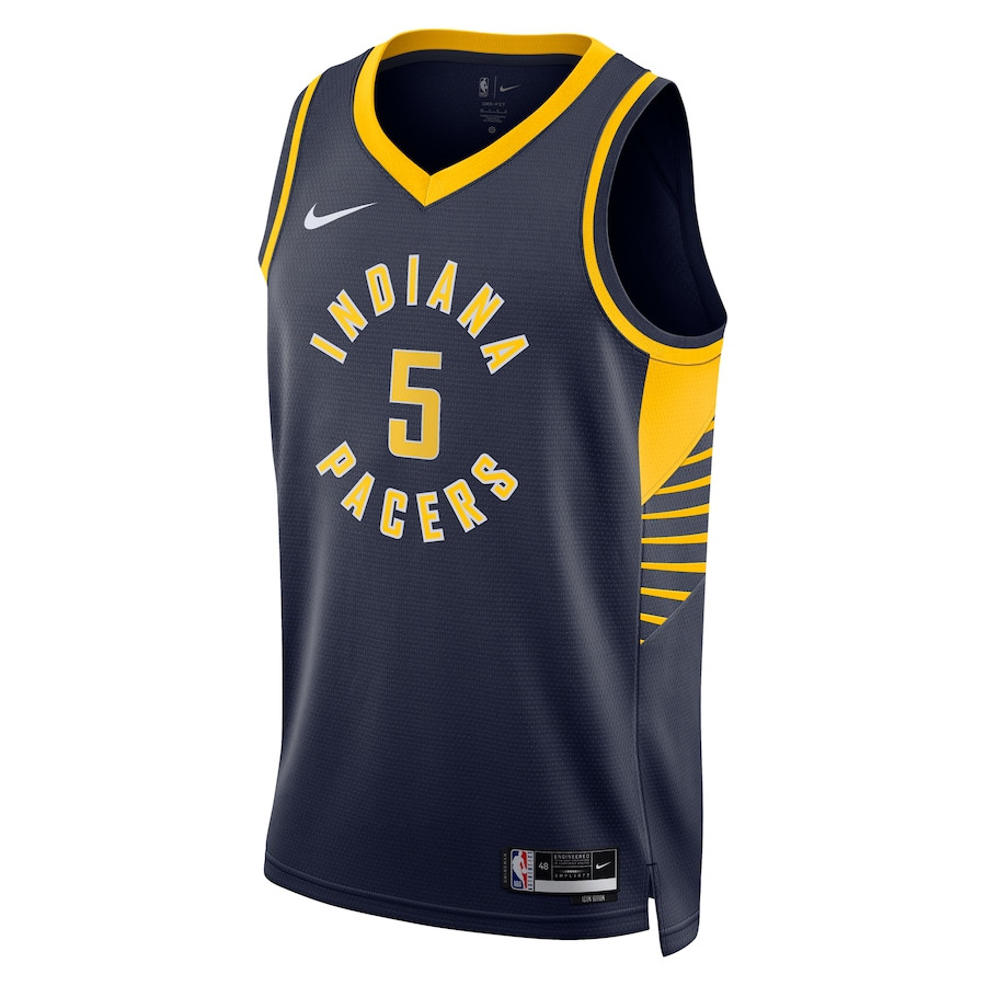 Jarace Walker 5 Indiana Pacers Unisex Swingman Icon Edition Navy NBA Jersey Unisex