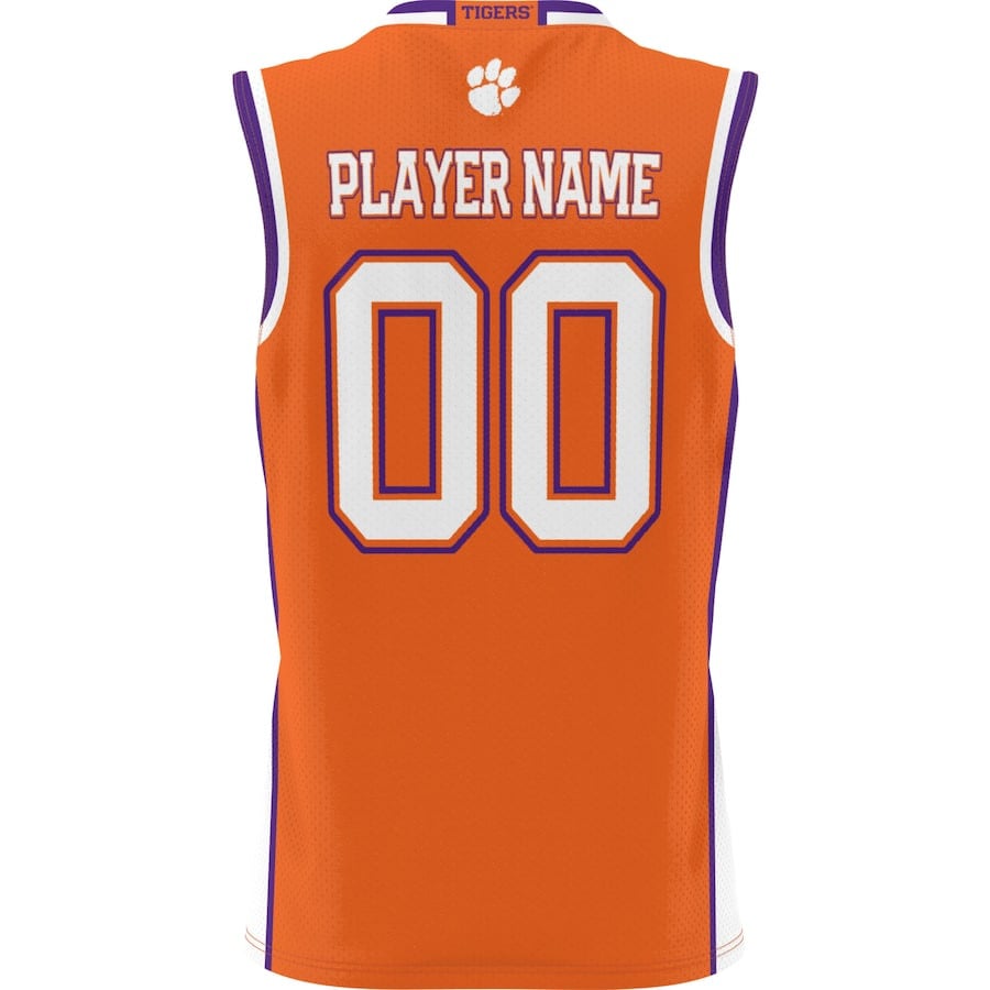 Clemson Tigers NIL Custom Orange NCAA Jersey Men's