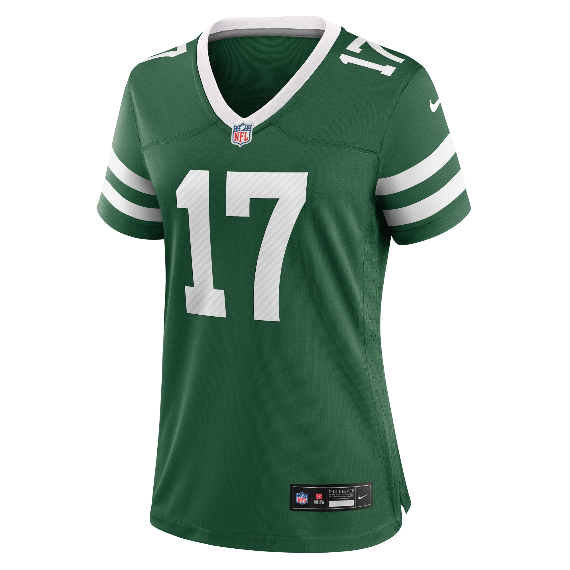 New York Jets Malachi Corley Legacy Green Team Game NFL Jersey Women's