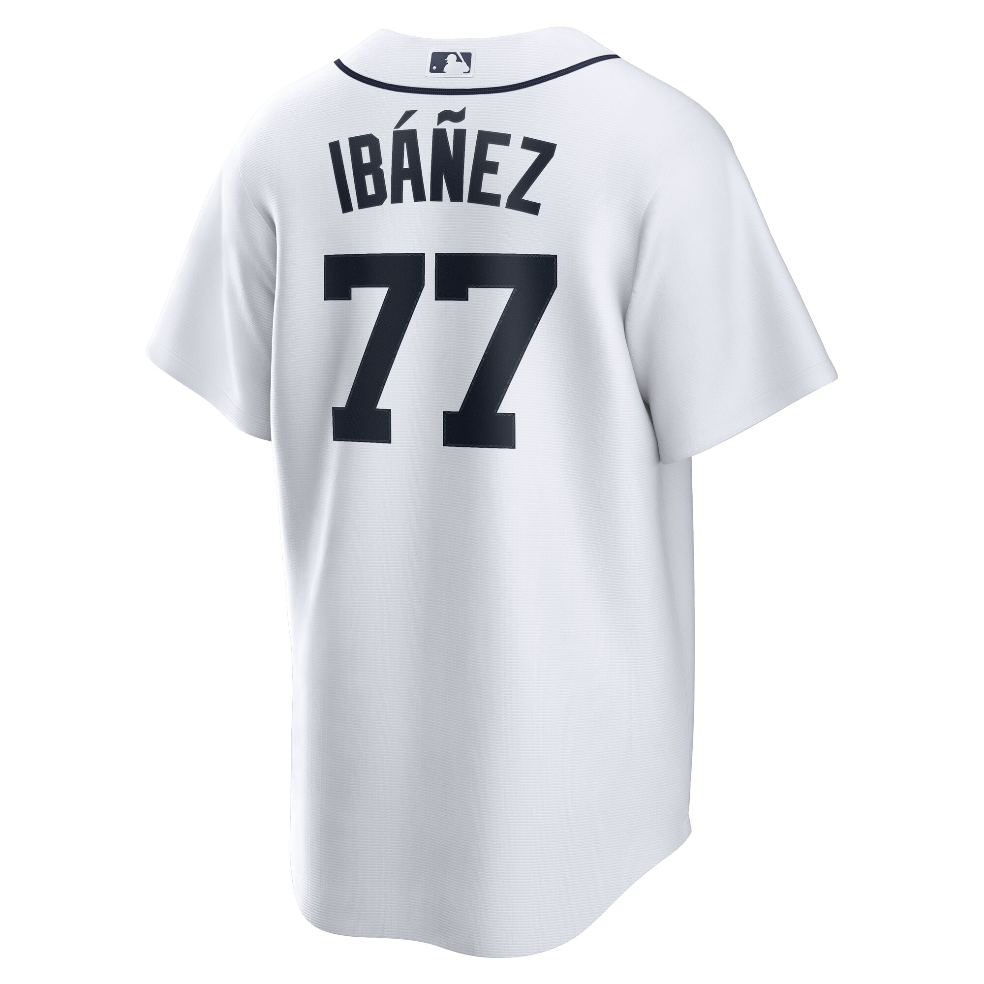 Detroit Tigers Andy Ibanez White Home MLB Jersey Men's