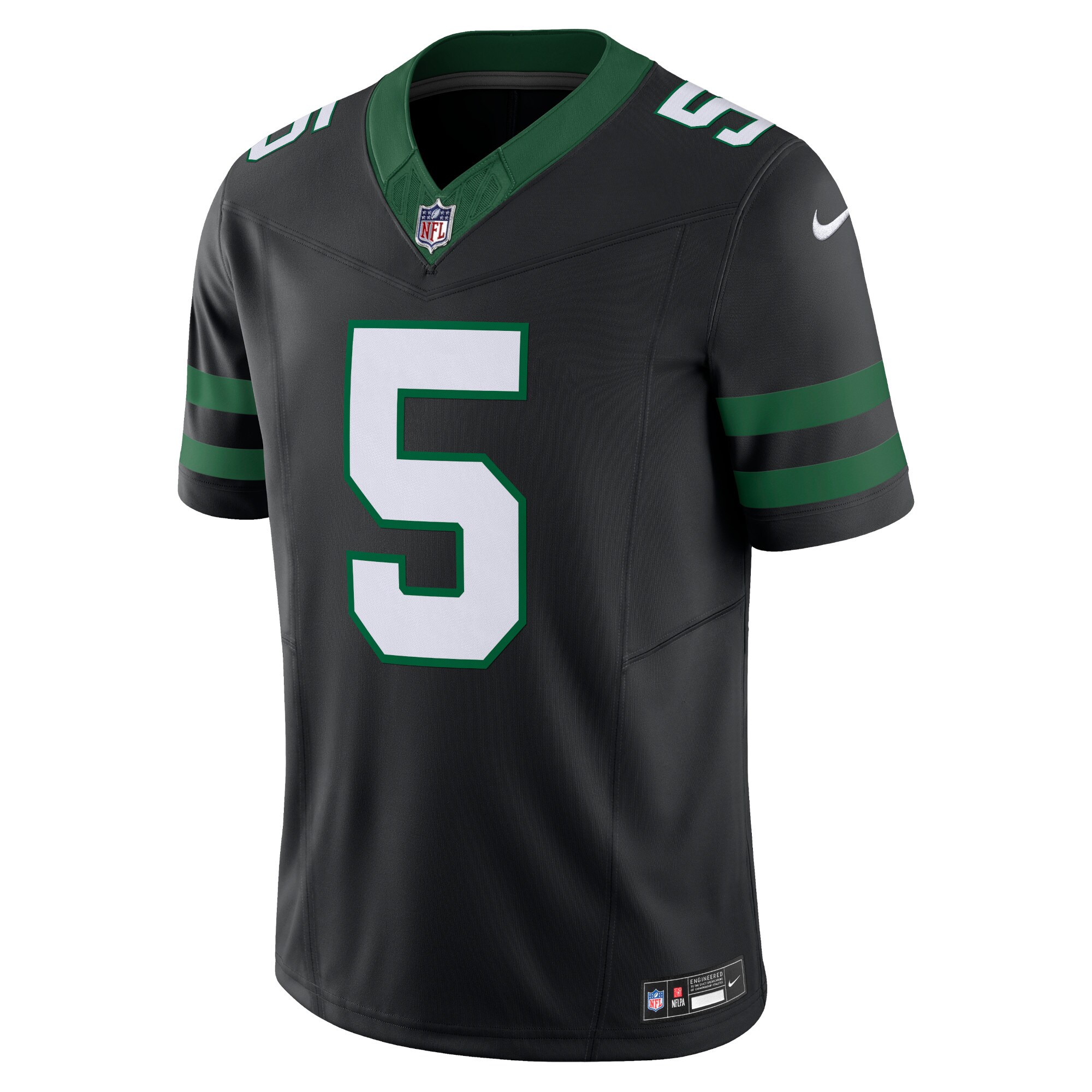 New York Jets Garrett Wilson Legacy Black Alternate Vapor F.U.S.E. Limited NFL Jersey Men's