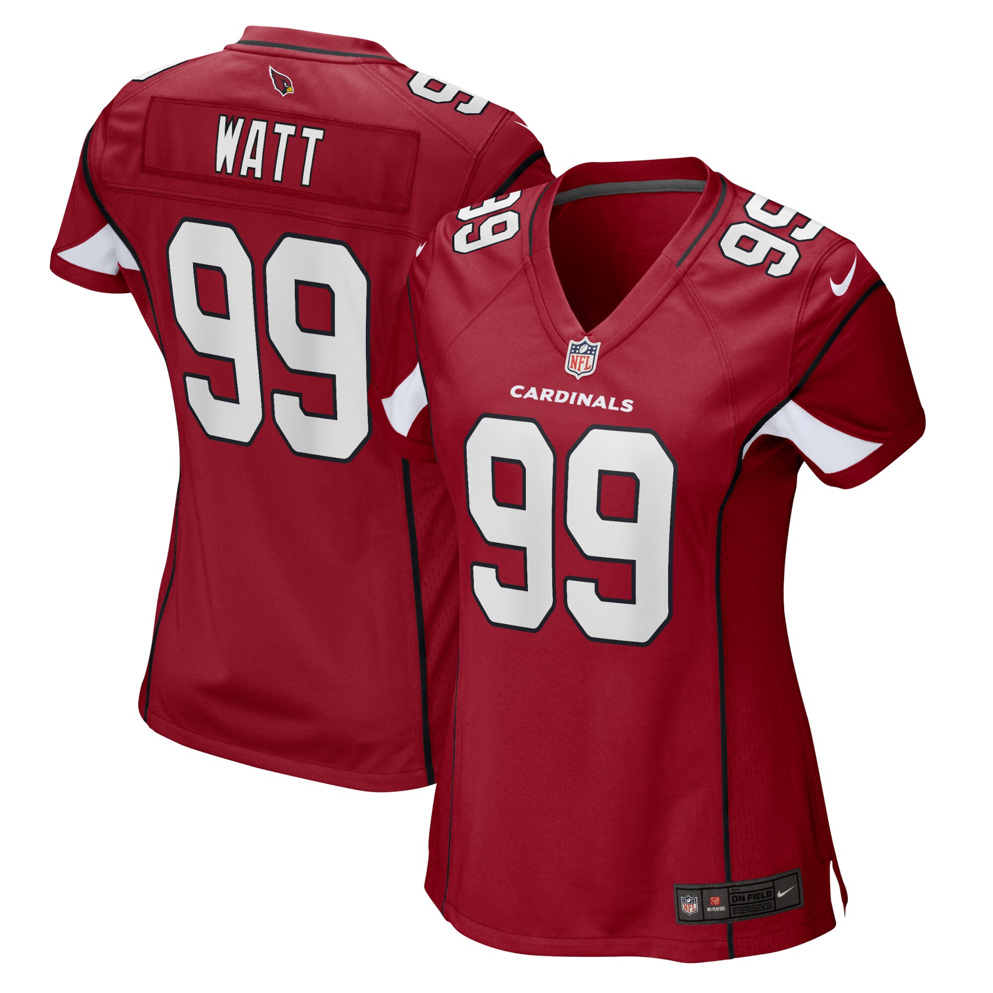 Arizona Cardinals J.J. Watt Cardinal Game NFL Jersey Women's