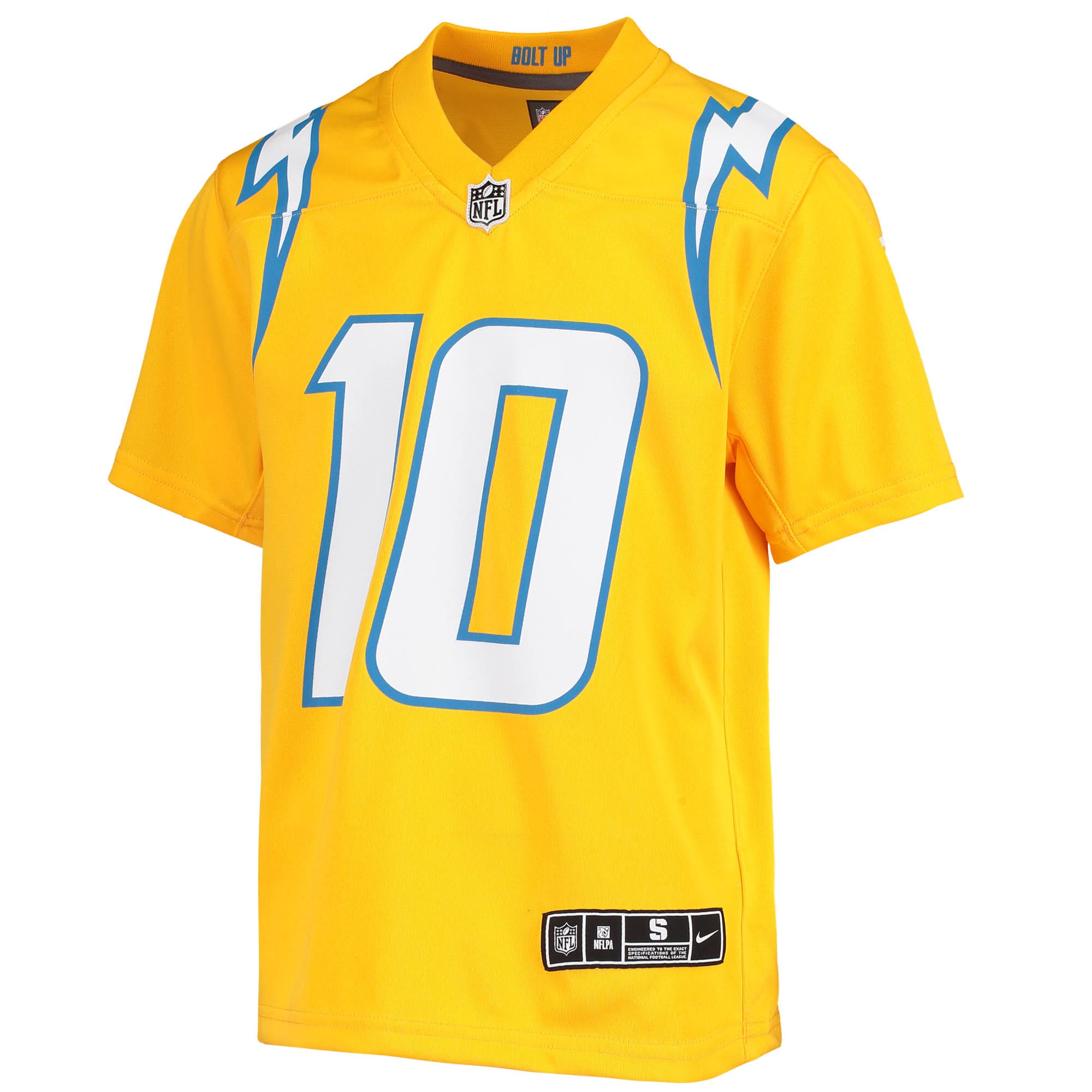 Los Angeles Chargers Justin Herbert Gold Inverted Team Game NFL Jersey Youth