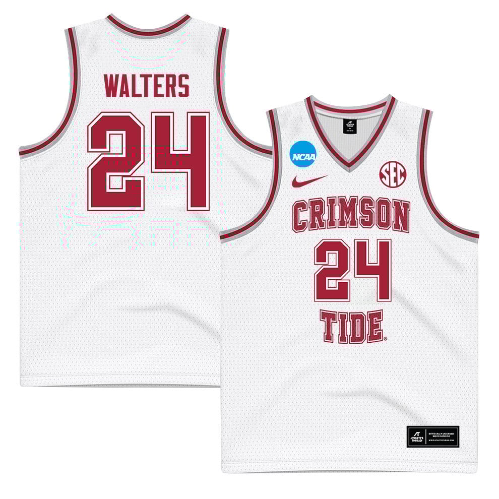 Sam Walters 24 Alabama Crimson Tide 2024 White Unisex NCAA Jersey Unisex