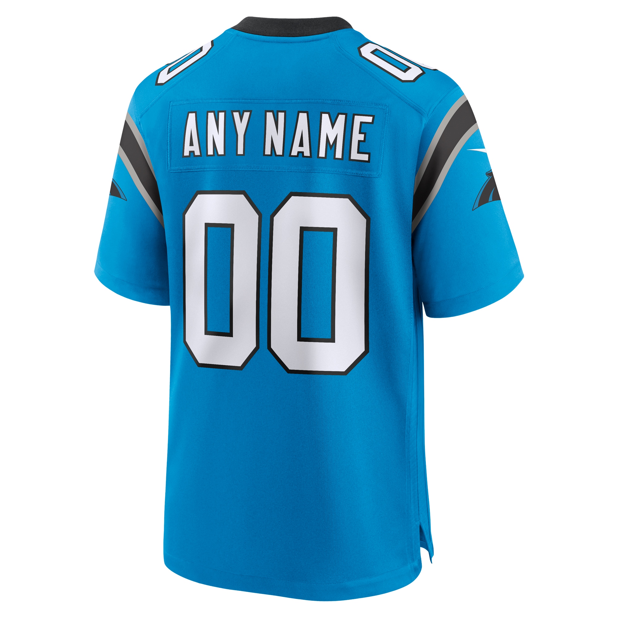 Carolina Panthers Blue Alternate Custom Game NFL Jersey Men's