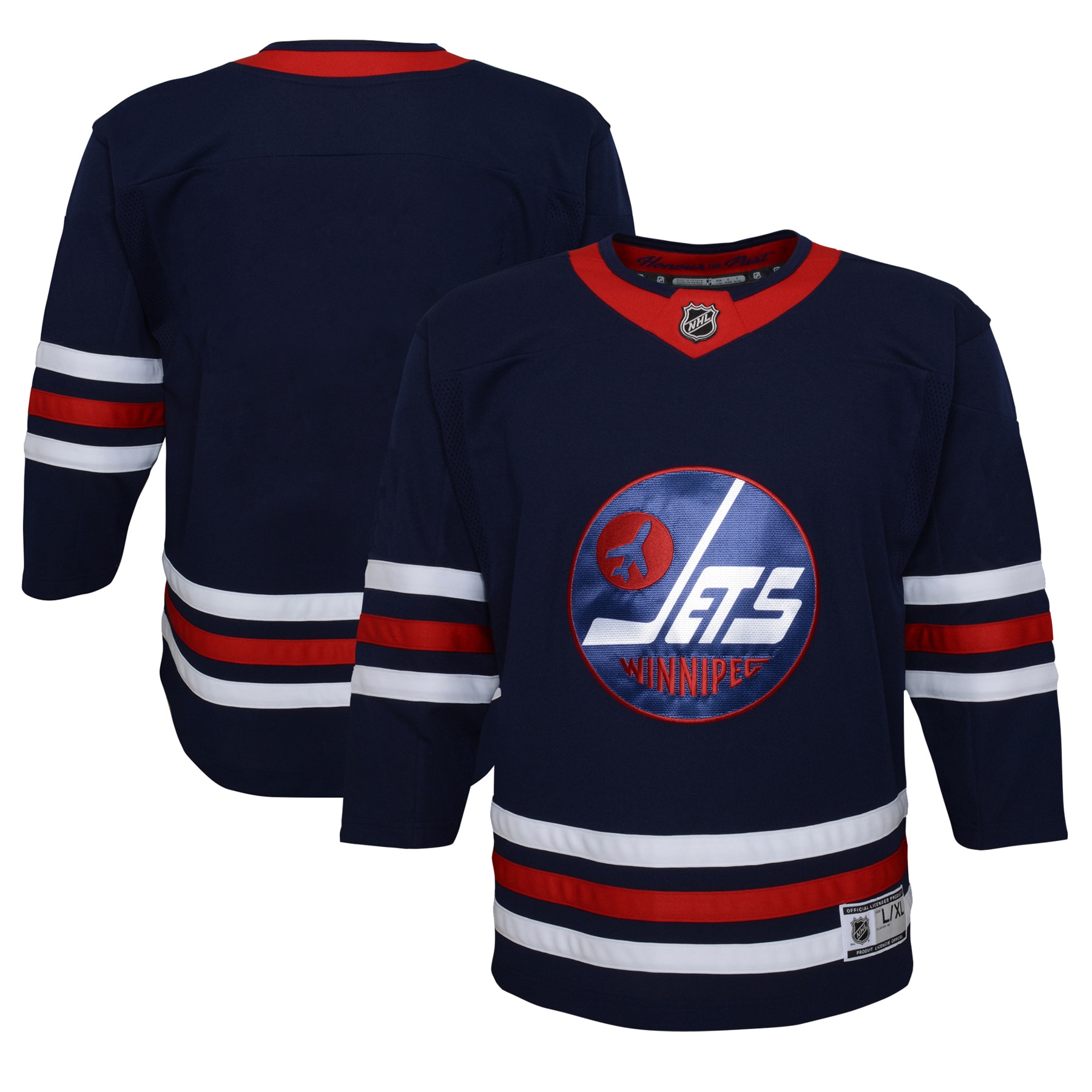 Winnipeg Jets Navy 2021/22 Alternate Premier NHL Jersey Youth