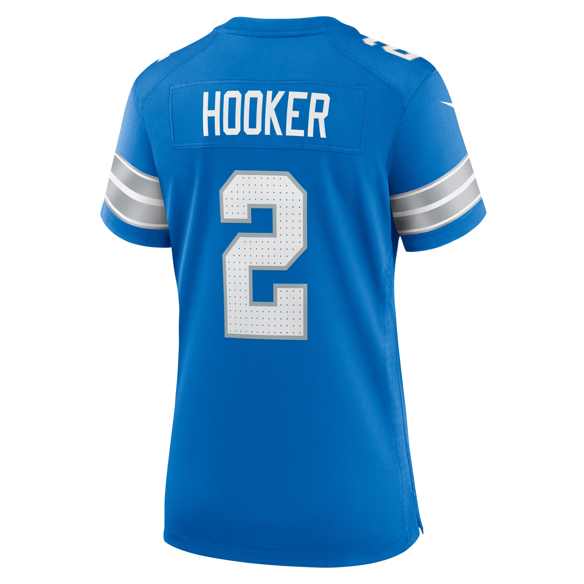 Detroit Lions Hendon Hooker Blue Team Game NFL Jersey Women's