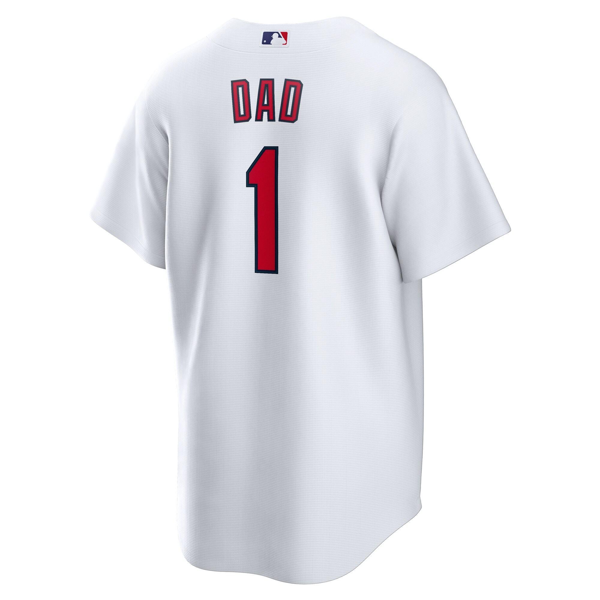 St. Louis Cardinals White #1 Dad Home MLB Jersey Men's