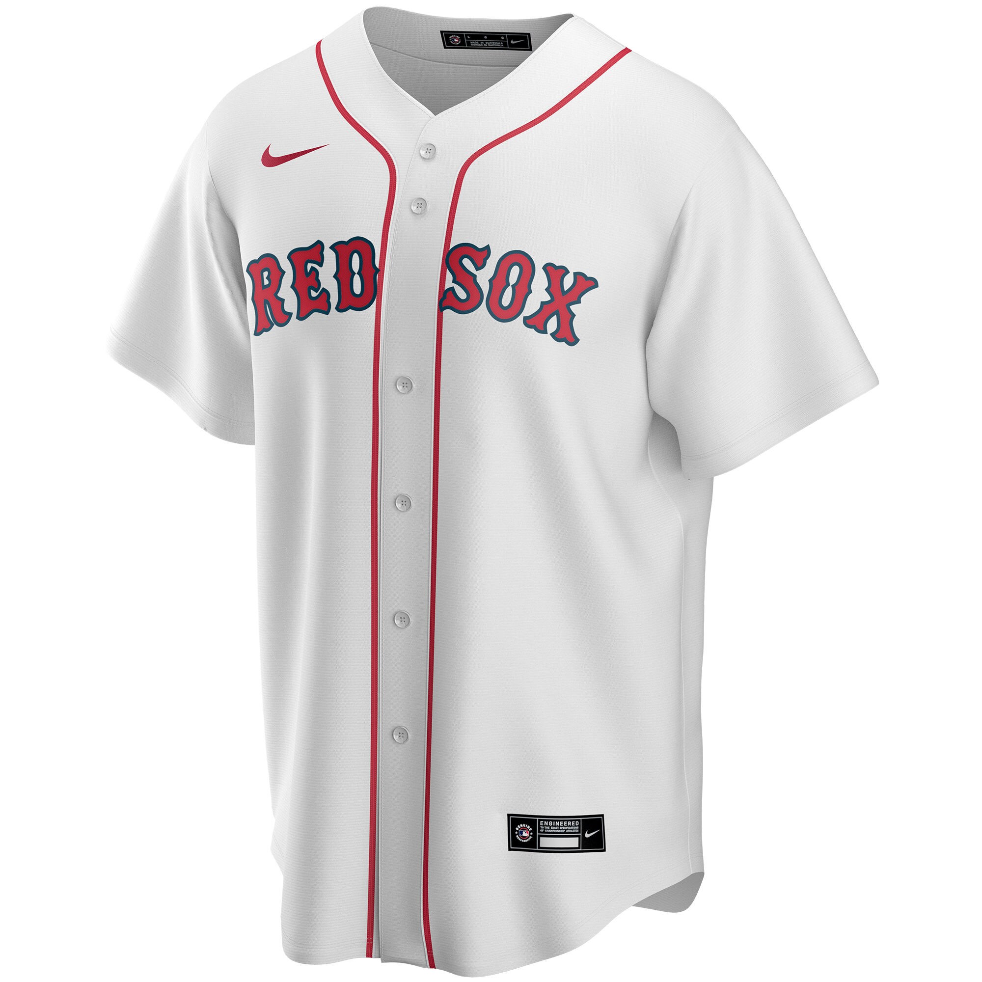 Boston Red Sox White Home Custom MLB Jersey Youth