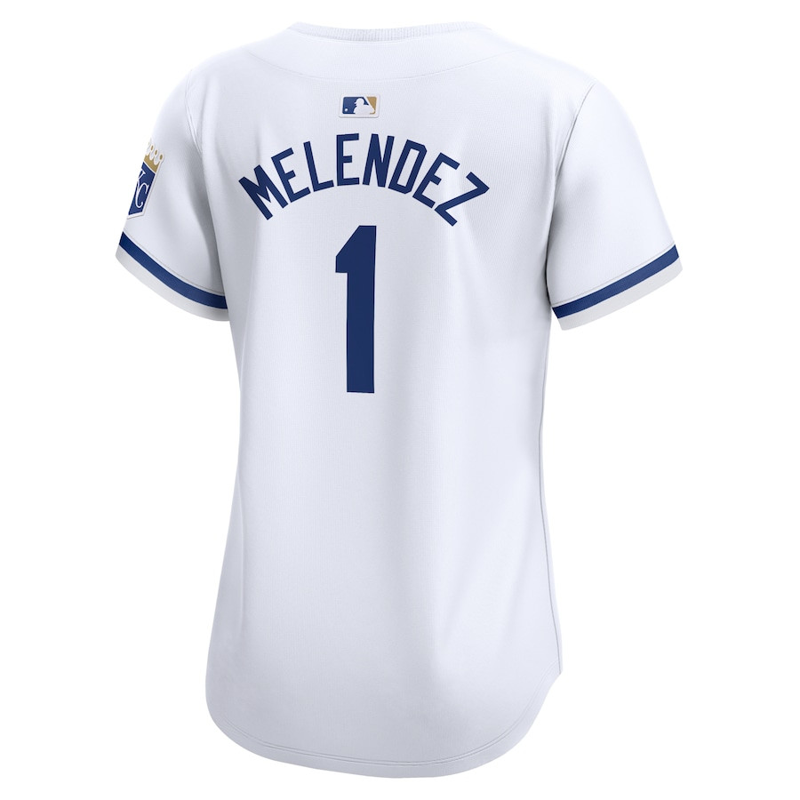 MJ Melendez 1 Kansas City Royals Home Limited Player White MLB Jersey Women's