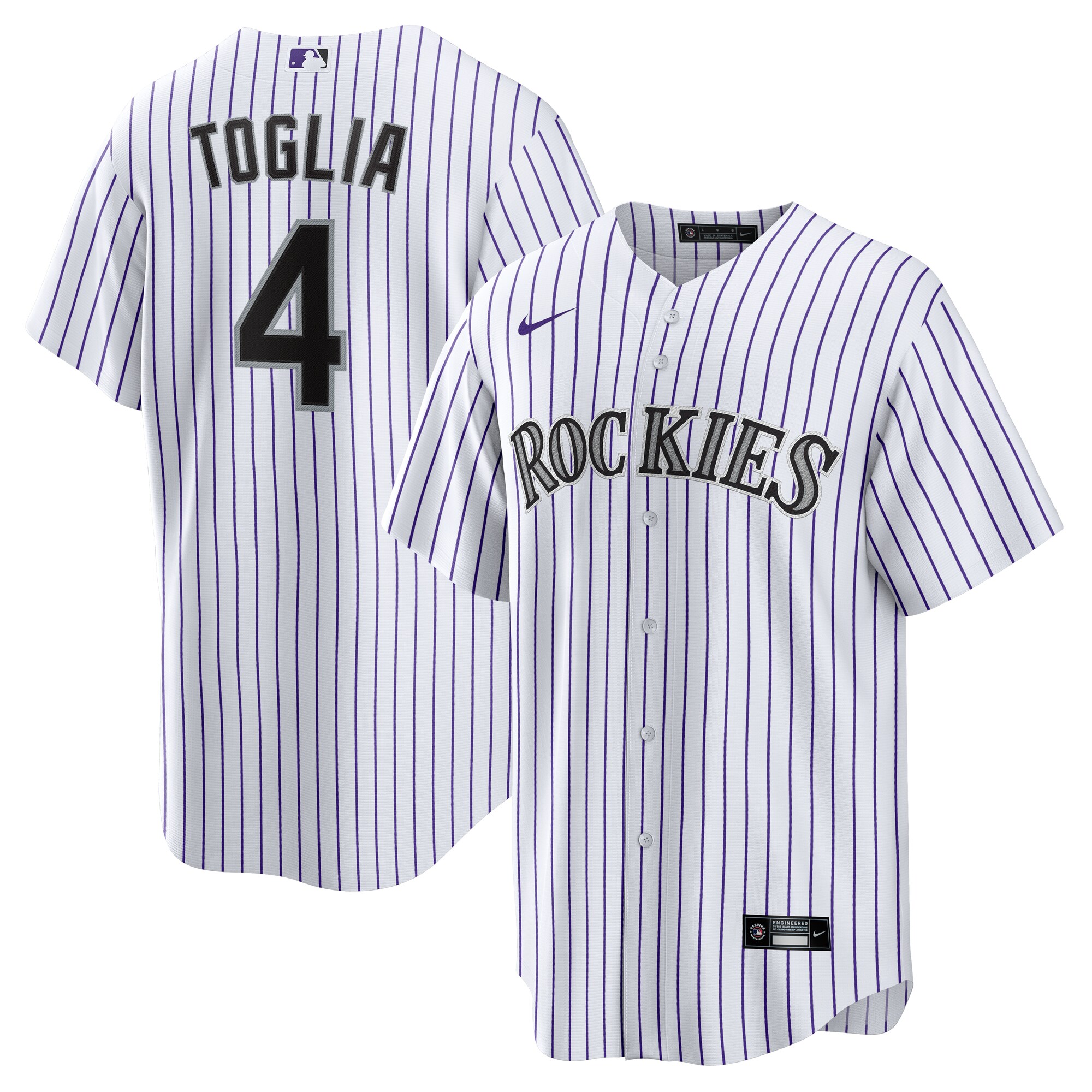 Colorado Rockies Michael Toglia White Home MLB Jersey Men's