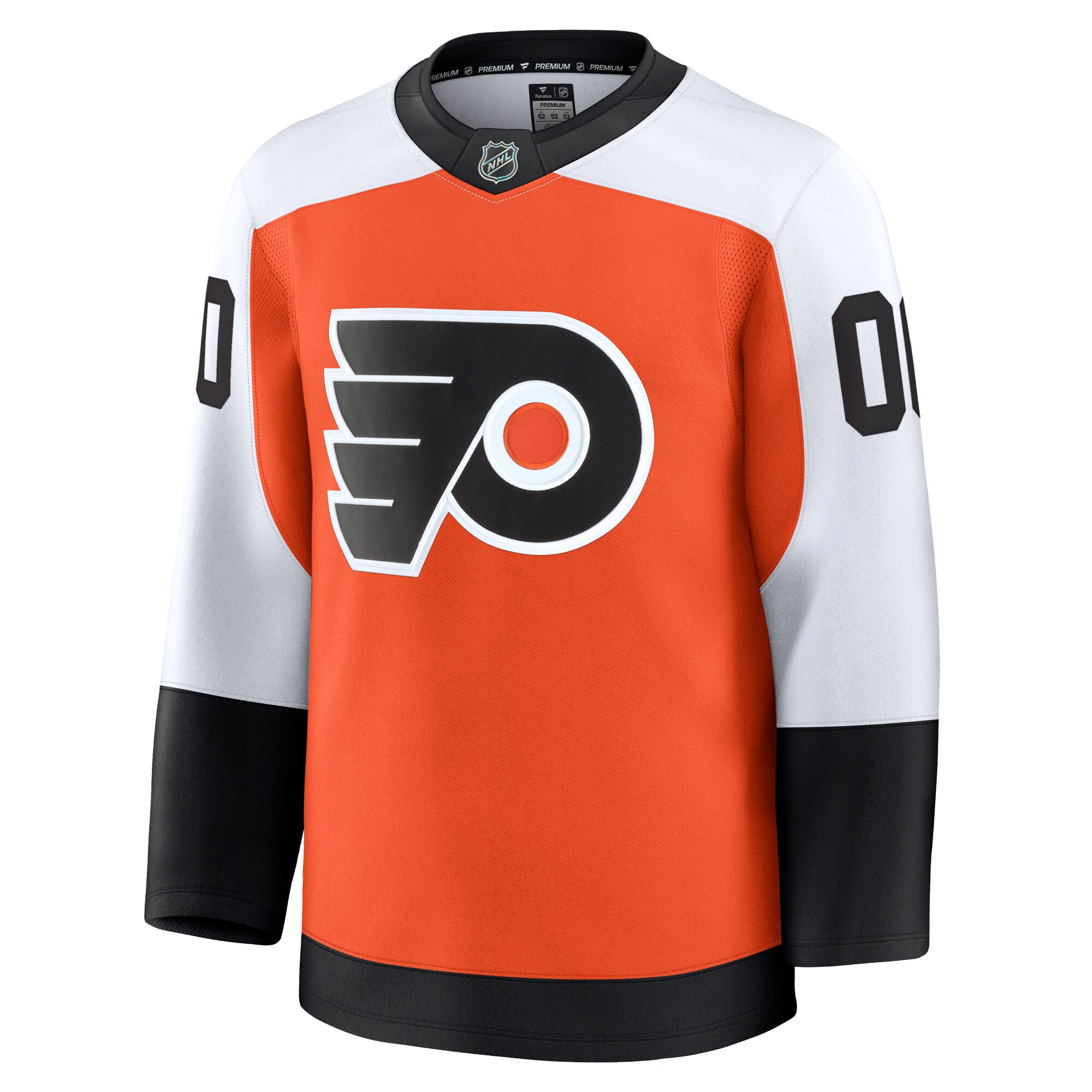 Philadelphia Flyers Orange Home Premium Custom NHL Jersey Men's