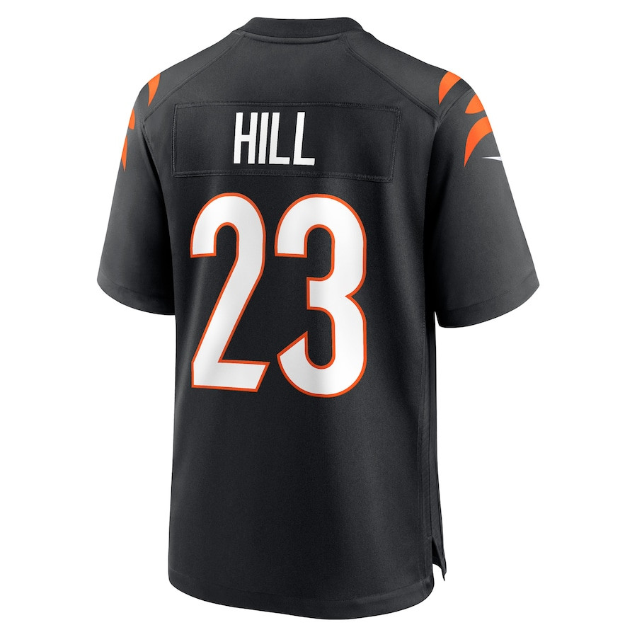Daxton Hill 23 Cincinnati Bengals Game Black NFL Jersey Men's