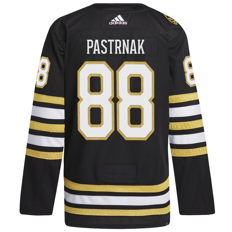 David Pastrnak 88 Boston Bruins Primegreen Black NHL Jersey Men's