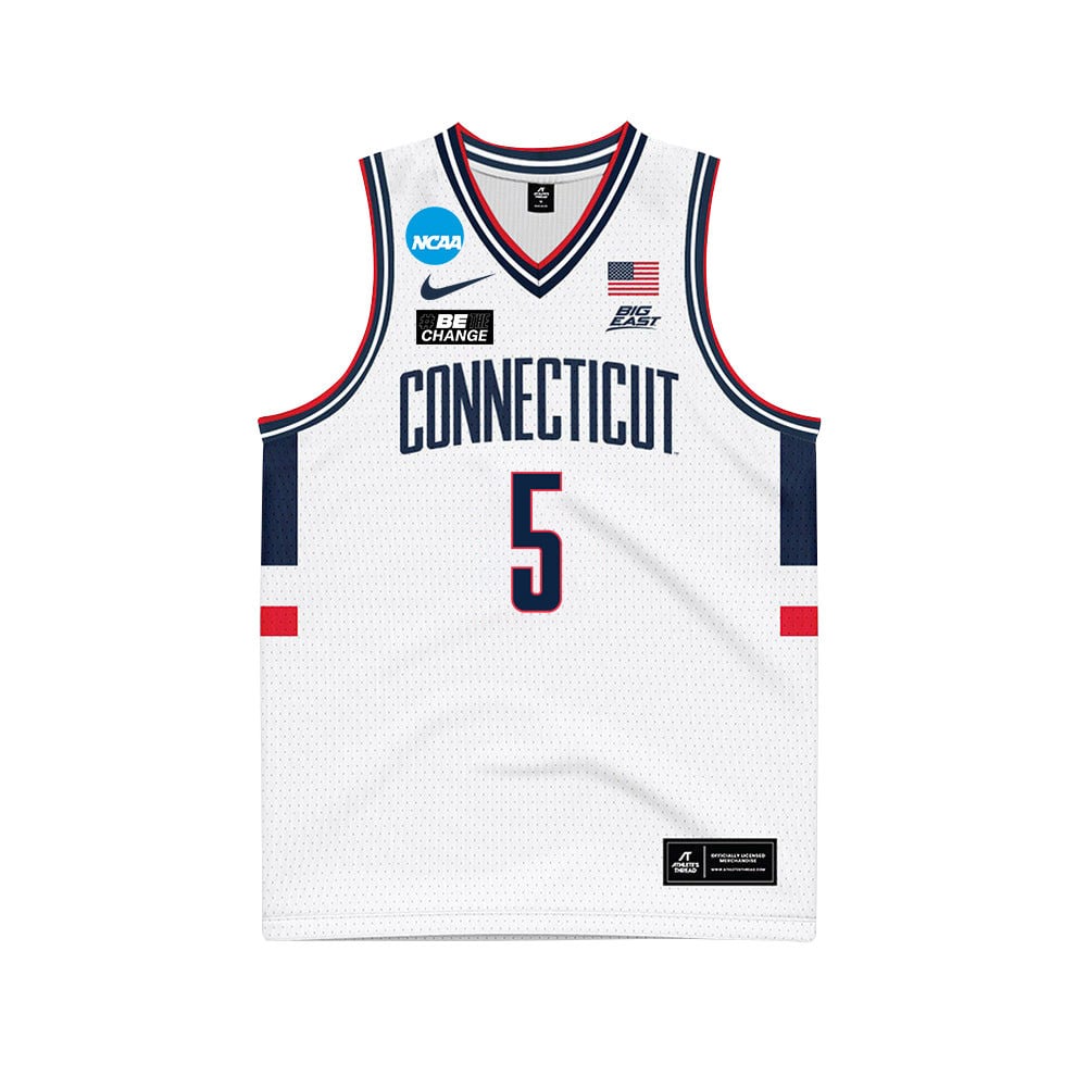 Stephon Castle 5 UConn Huskies 2024 White Unisex NCAA Jersey Unisex